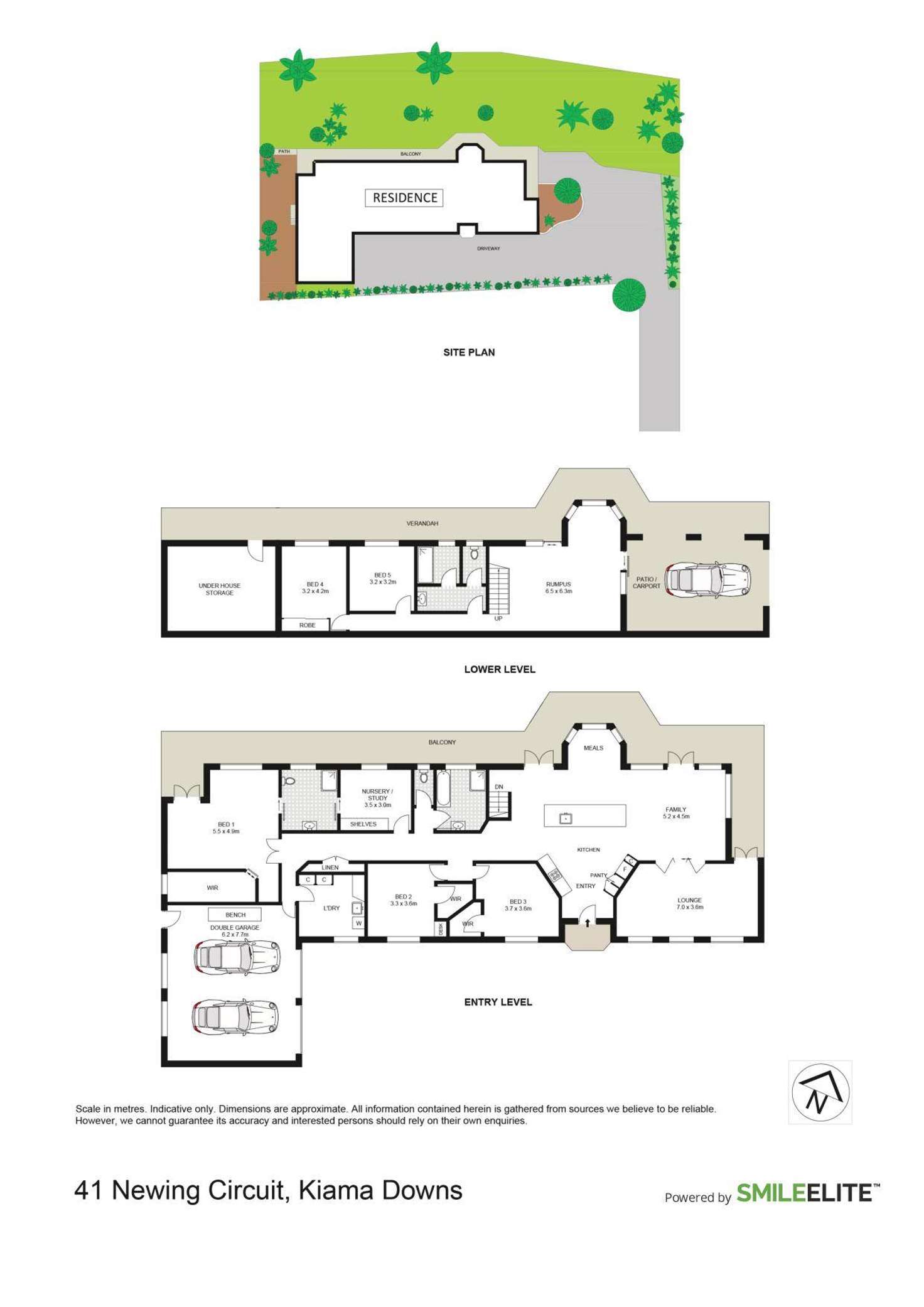 Floorplan of Homely house listing, 41 Newing Circuit, Kiama Downs NSW 2533