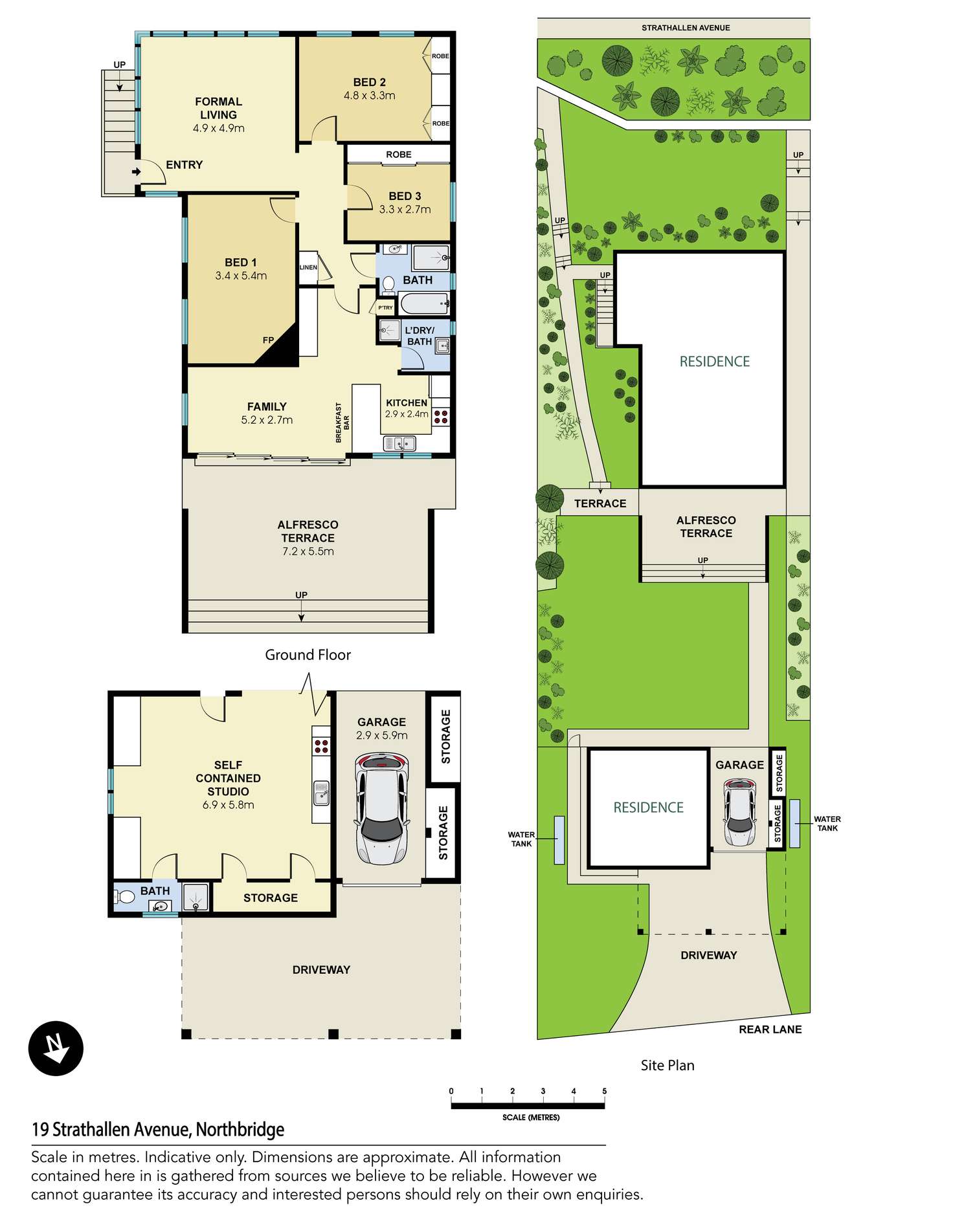 Floorplan of Homely house listing, 19 Strathallen Avenue, Northbridge NSW 2063