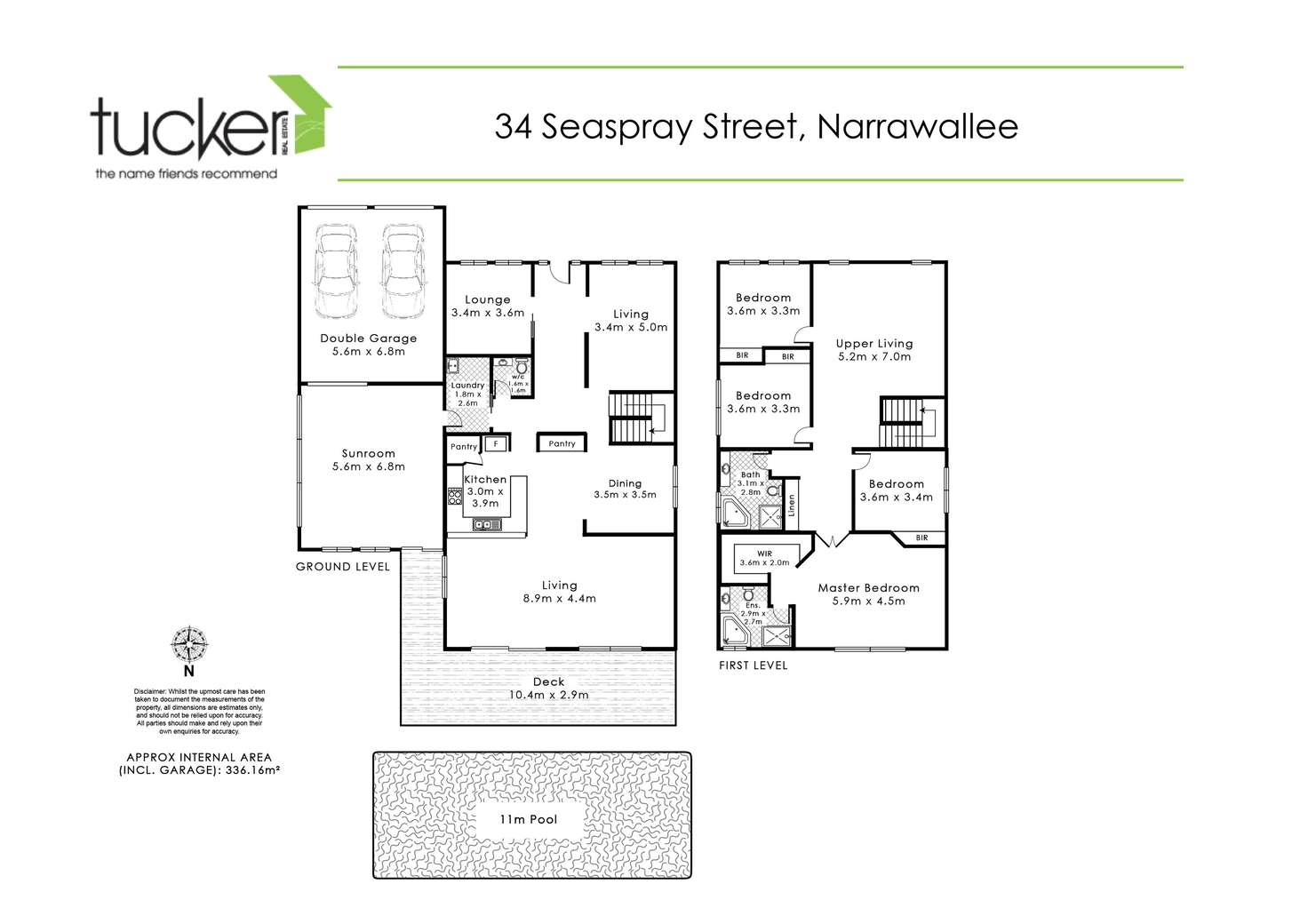 Floorplan of Homely house listing, 34 Seaspray Street, Narrawallee NSW 2539