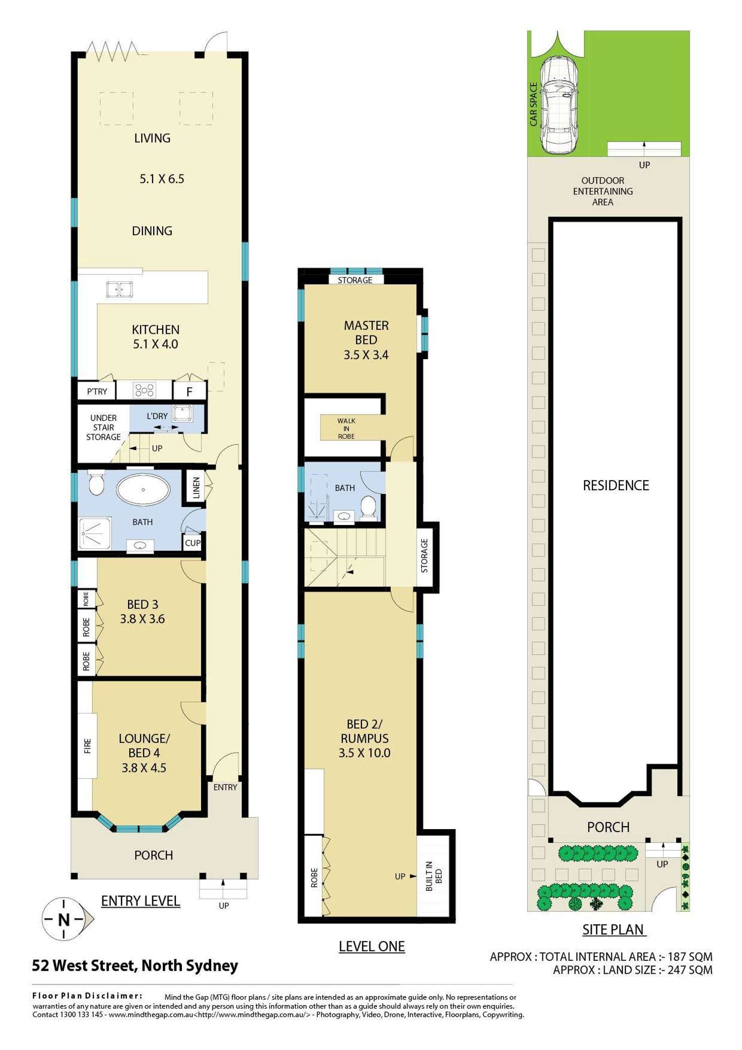 Floorplan of Homely house listing, 52 West Street, North Sydney NSW 2060