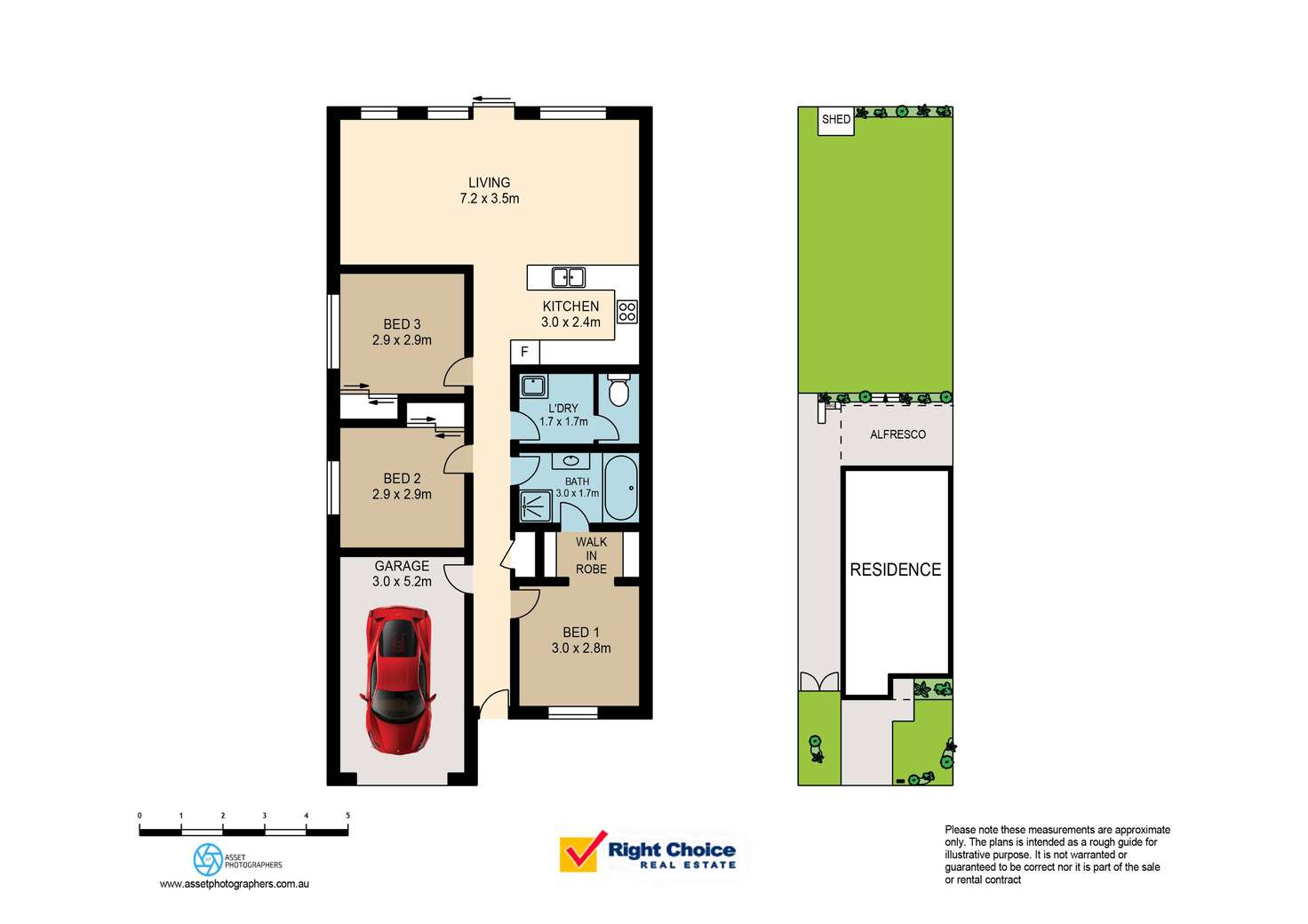 Floorplan of Homely semiDetached listing, 4A Tabourie Close, Flinders NSW 2529