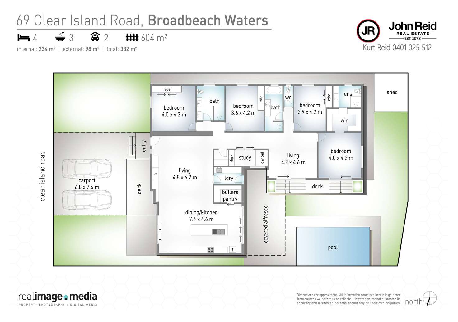 Floorplan of Homely house listing, 69 Clear Island Road, Broadbeach Waters QLD 4218
