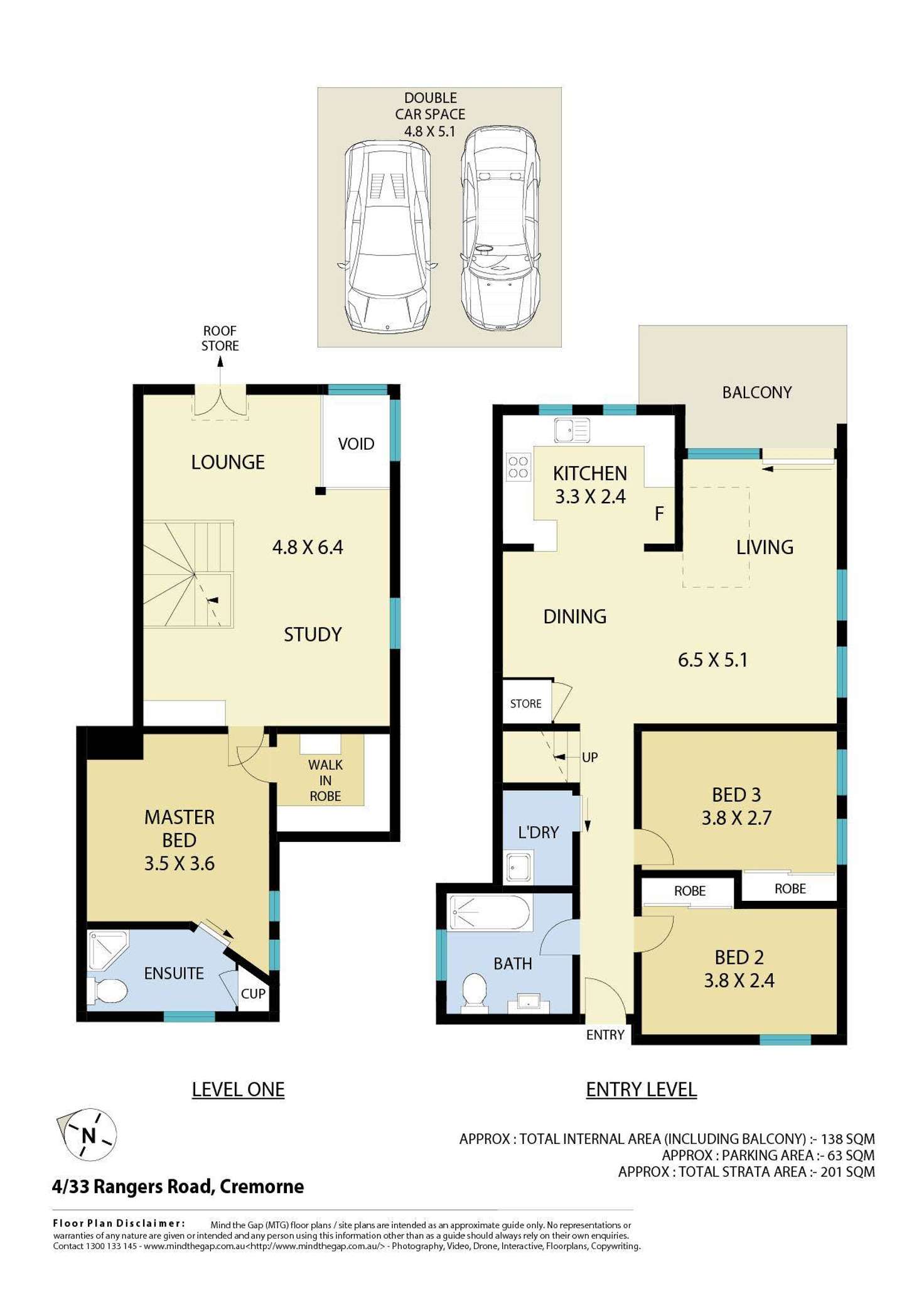 Floorplan of Homely apartment listing, 4/33 Rangers Road, Cremorne NSW 2090