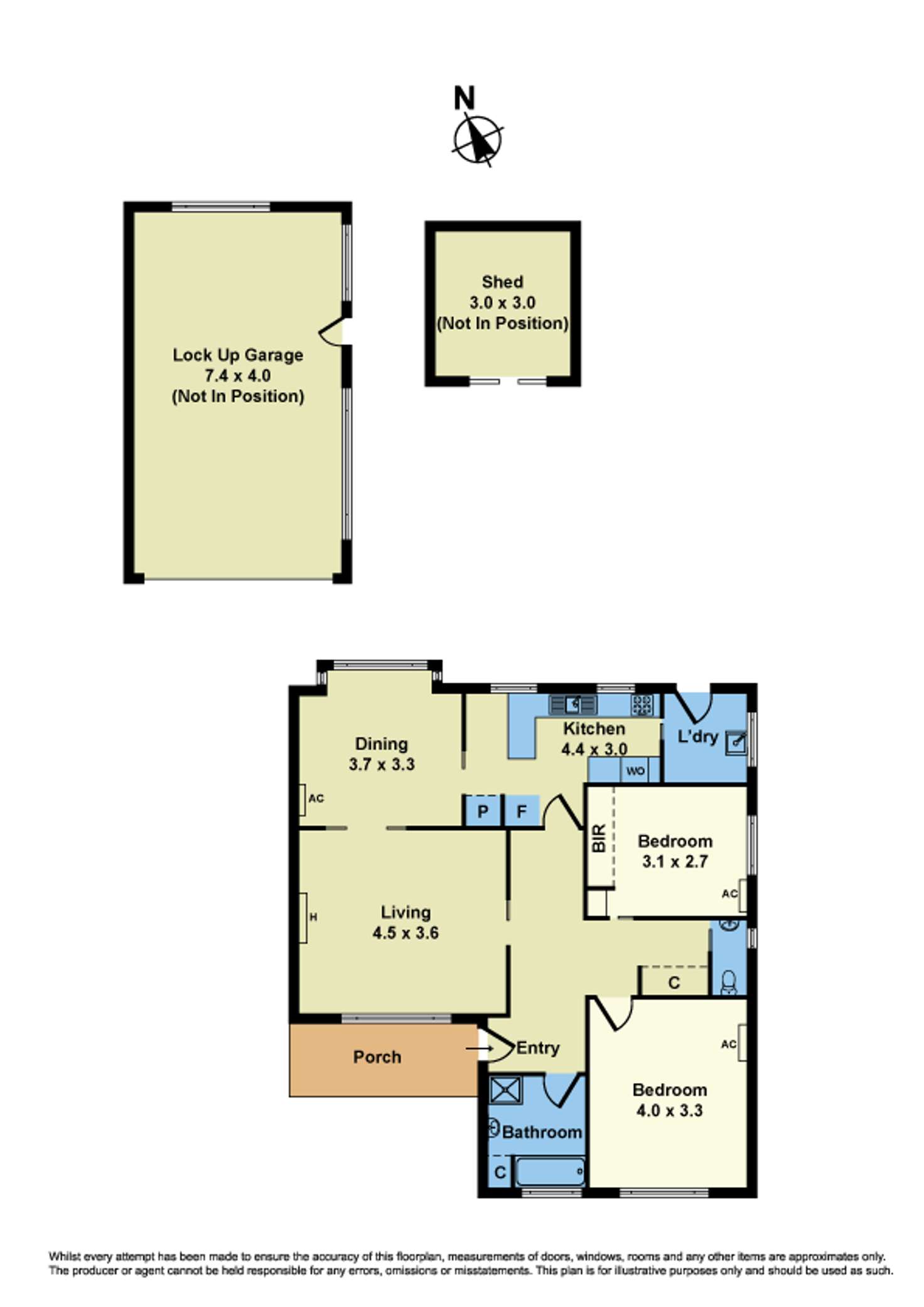 Floorplan of Homely house listing, 4 Delmont Street, Albion VIC 3020
