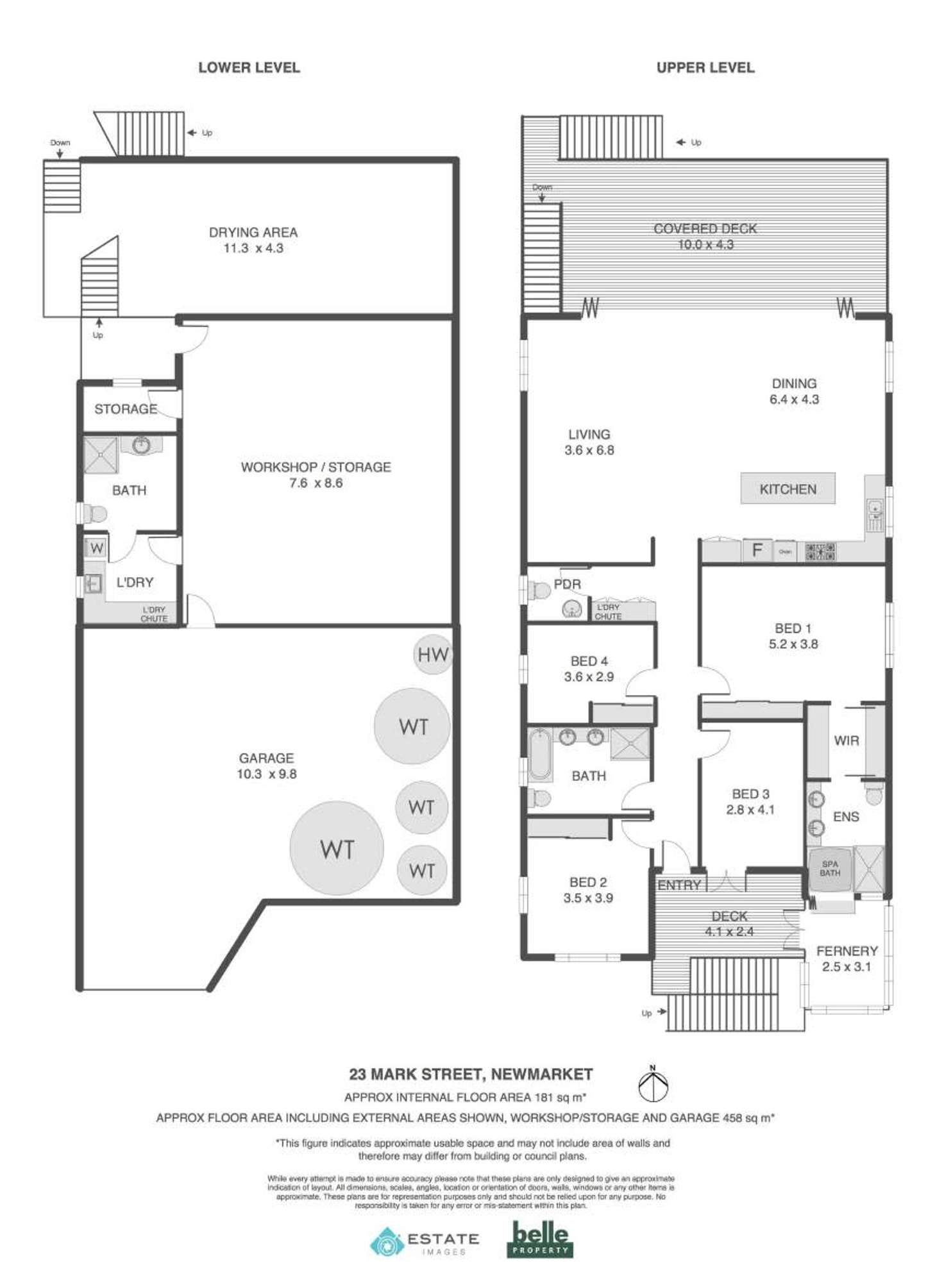 Floorplan of Homely house listing, 23 Mark Street, Newmarket QLD 4051