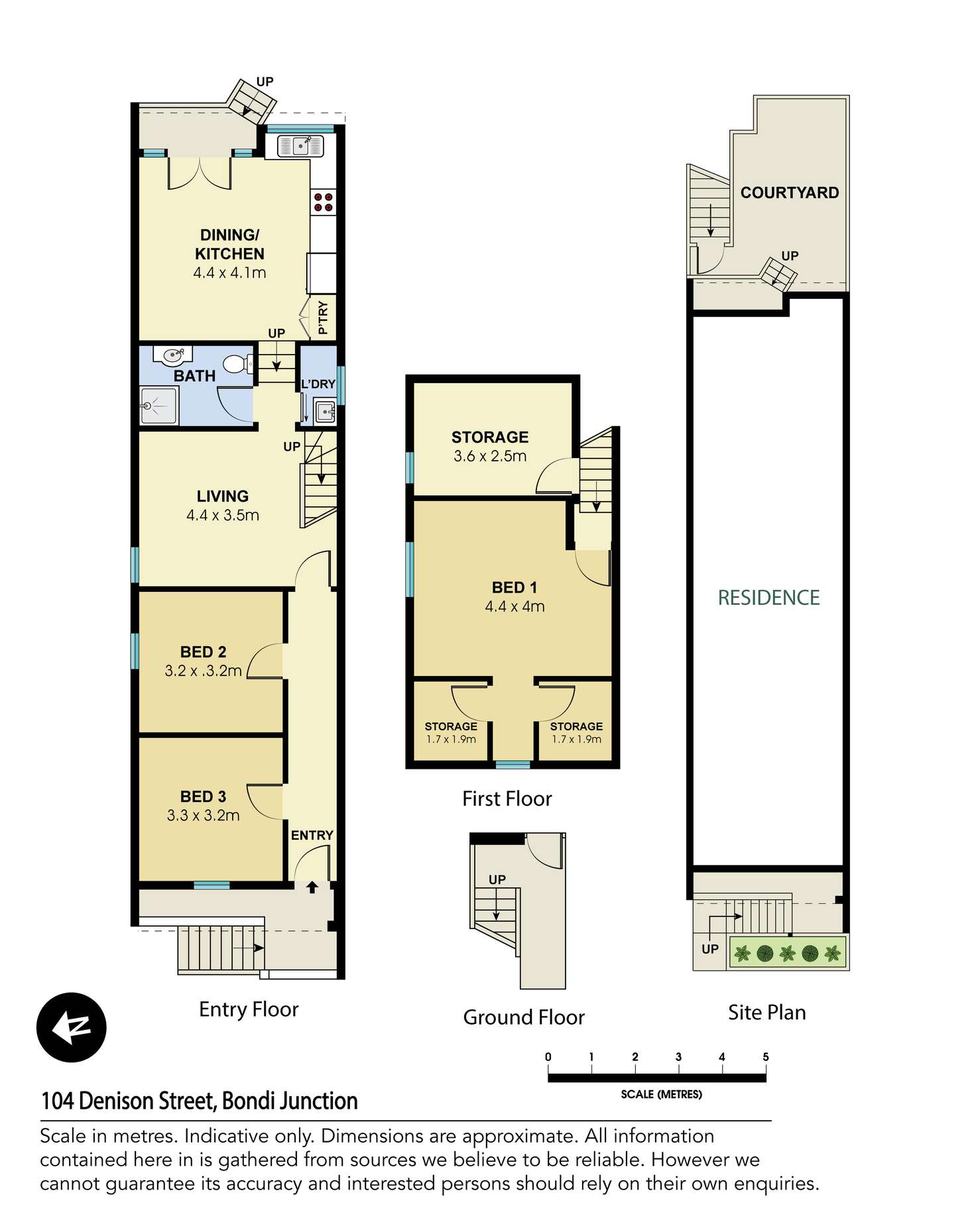 Floorplan of Homely house listing, 104 Denison Street, Bondi Junction NSW 2022