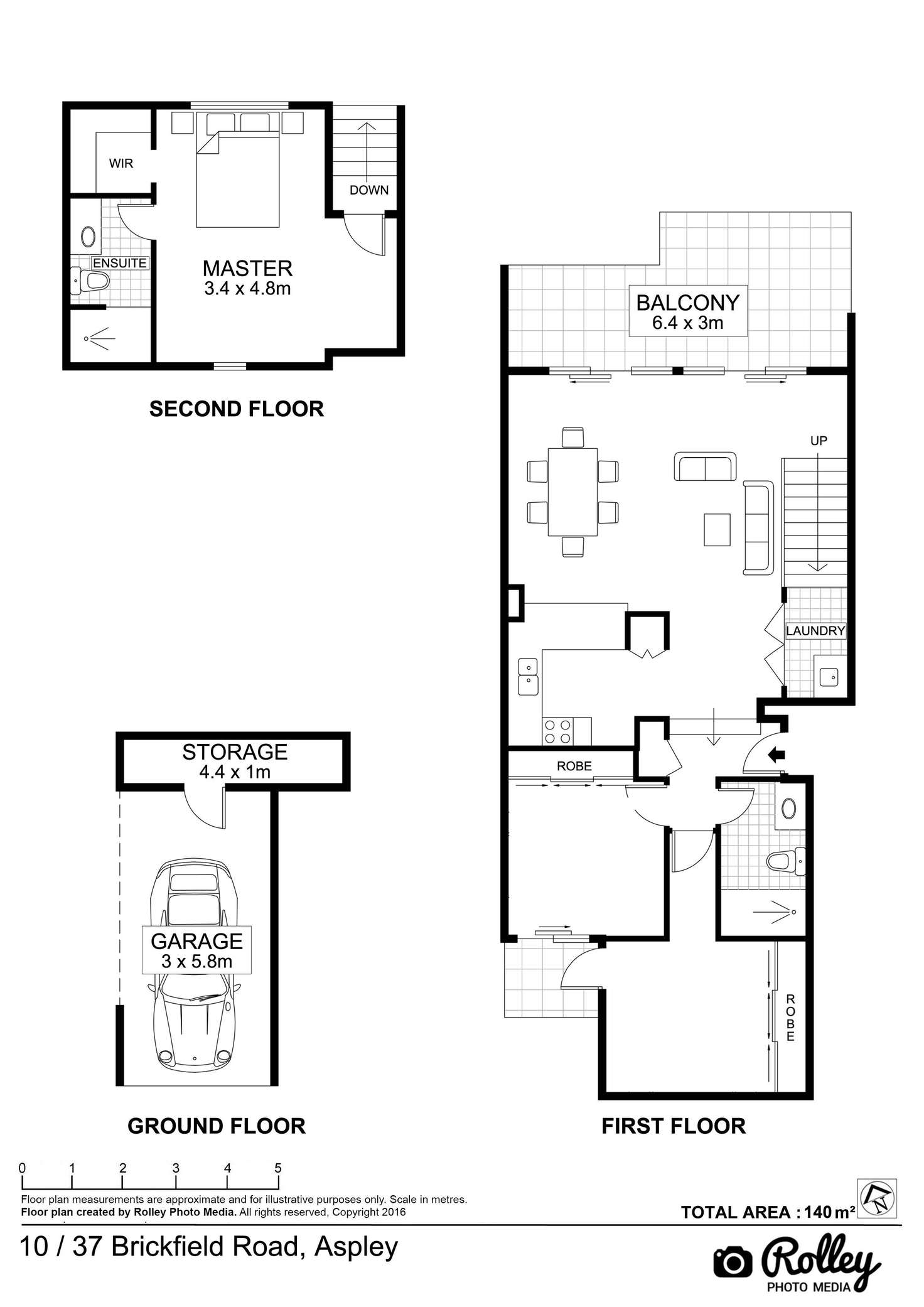 Floorplan of Homely apartment listing, 10/37 Brickfield Road, Aspley QLD 4034