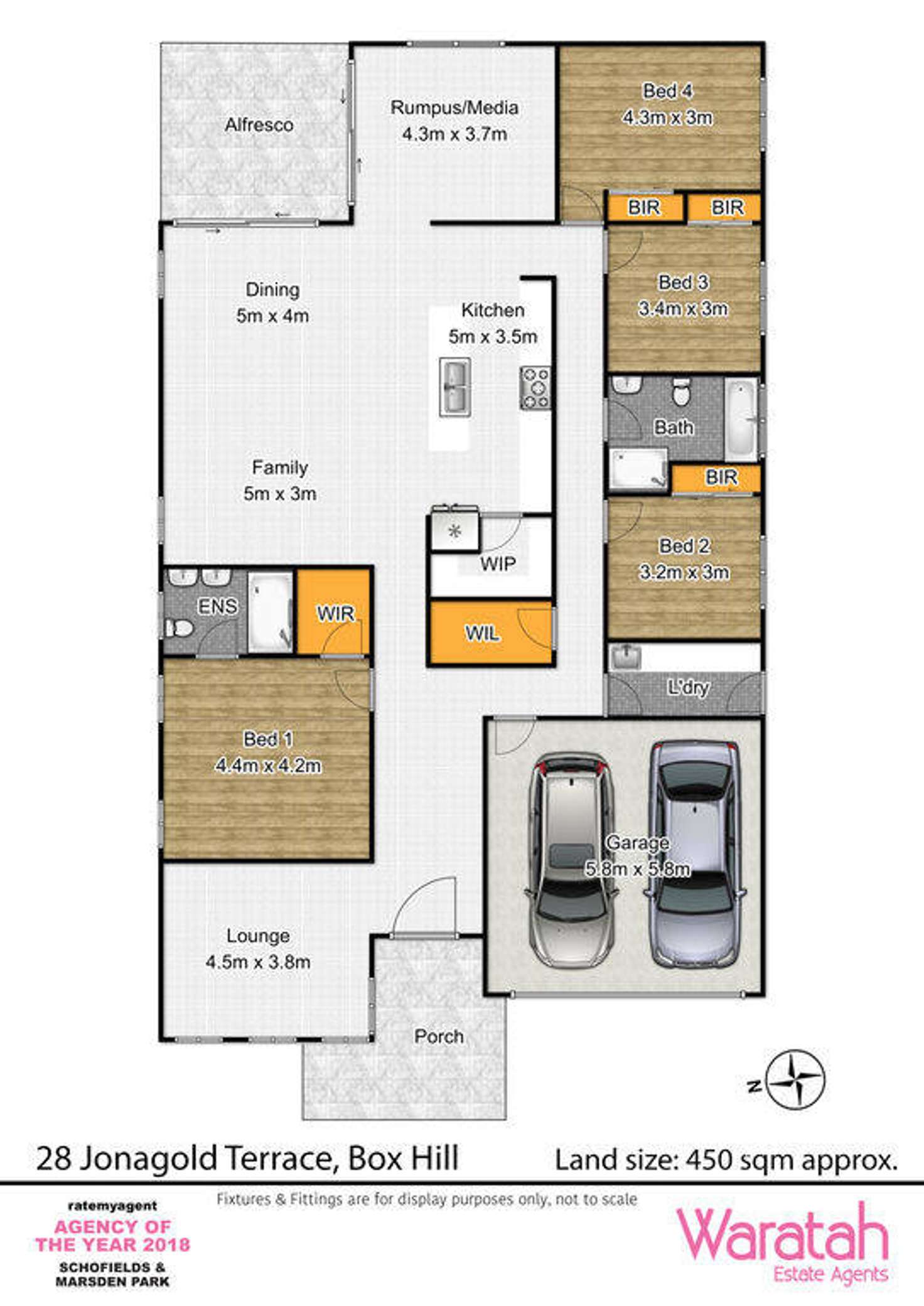Floorplan of Homely house listing, 28 Jonagold Terrace, Box Hill NSW 2765