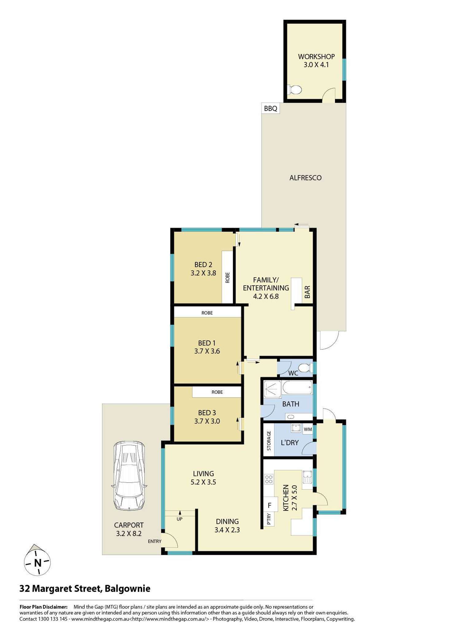 Floorplan of Homely house listing, 32 Margaret Street, Balgownie NSW 2519
