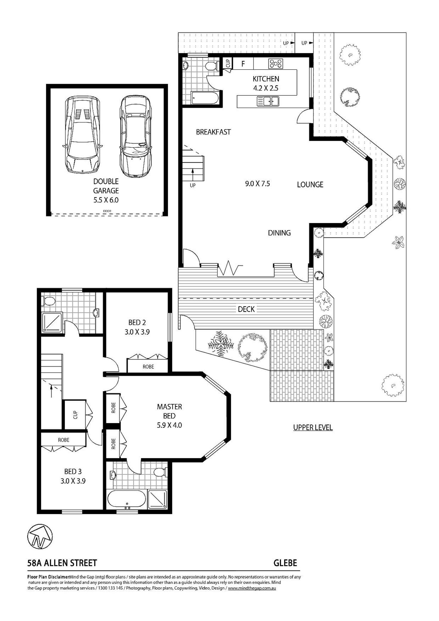 Floorplan of Homely house listing, 58a Allen Street, Glebe NSW 2037