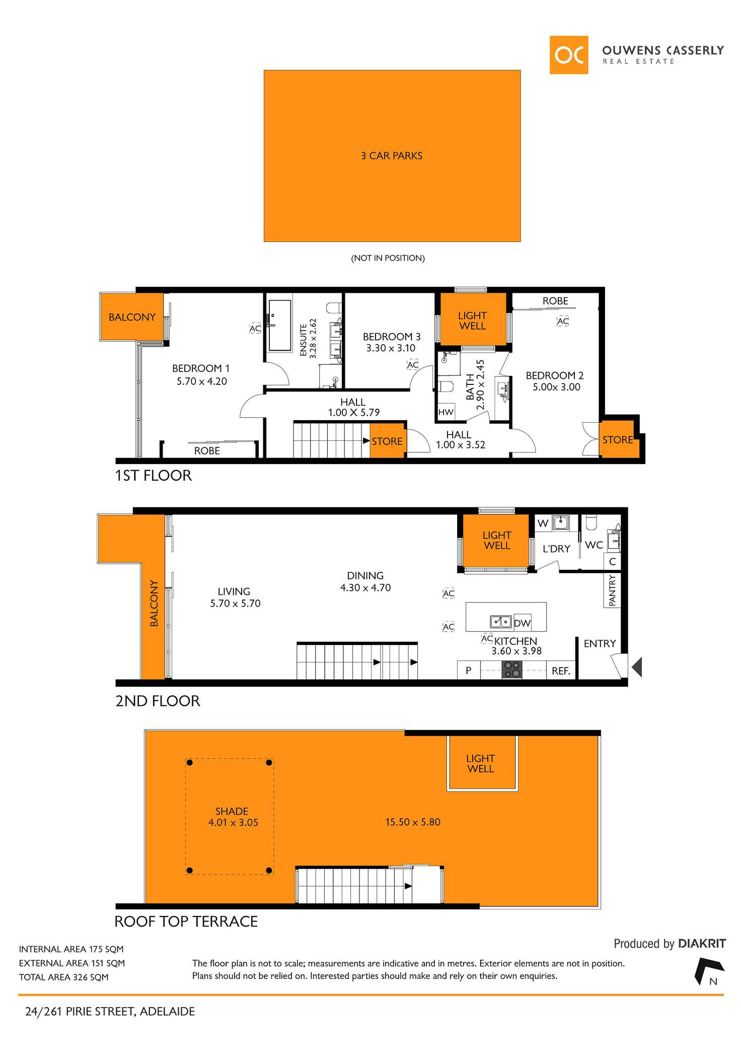 Floorplan of Homely apartment listing, 24/261 Pirie Street, Adelaide SA 5000