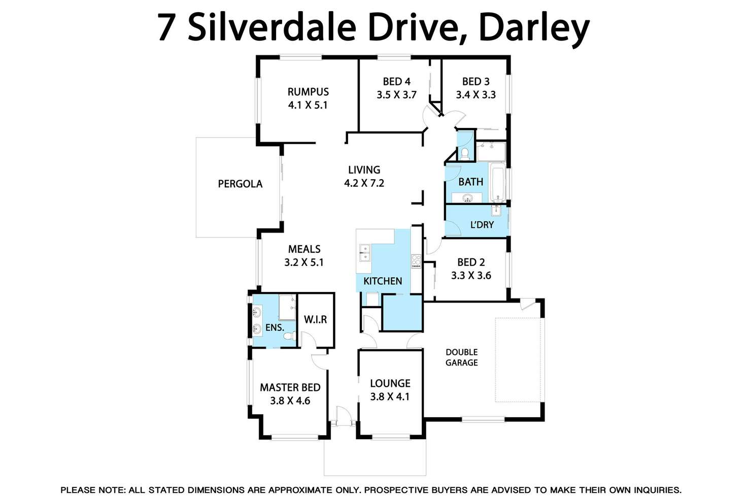 Floorplan of Homely house listing, 7 Silverdale Drive, Bacchus Marsh VIC 3340