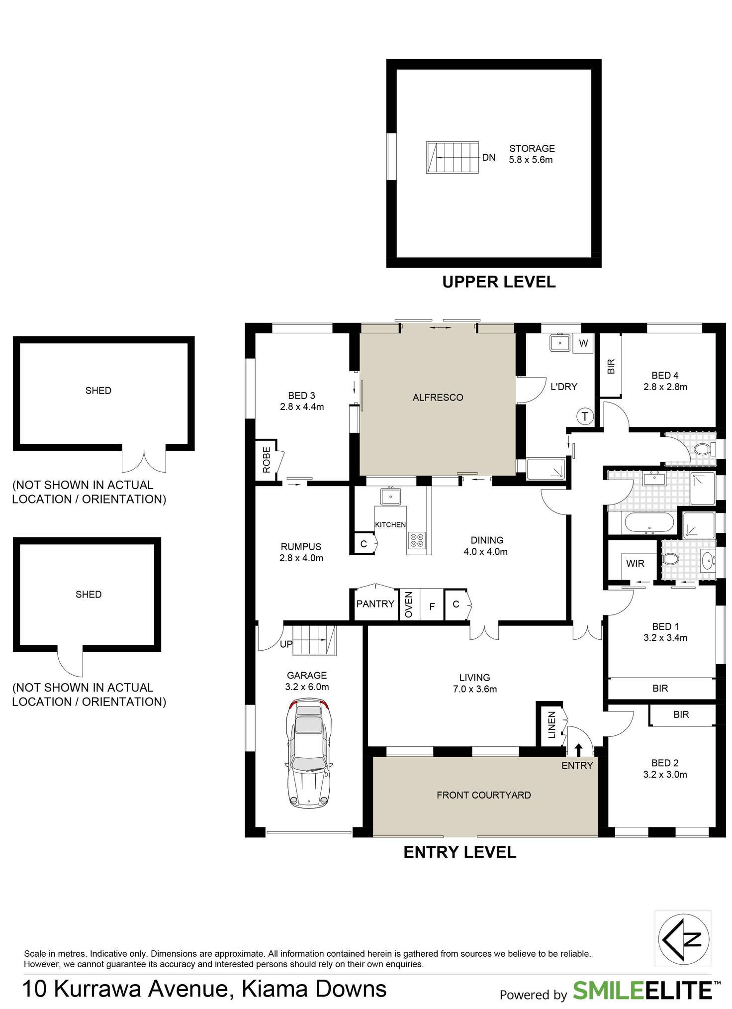 Floorplan of Homely house listing, 10 Kurrawa Avenue, Kiama Downs NSW 2533