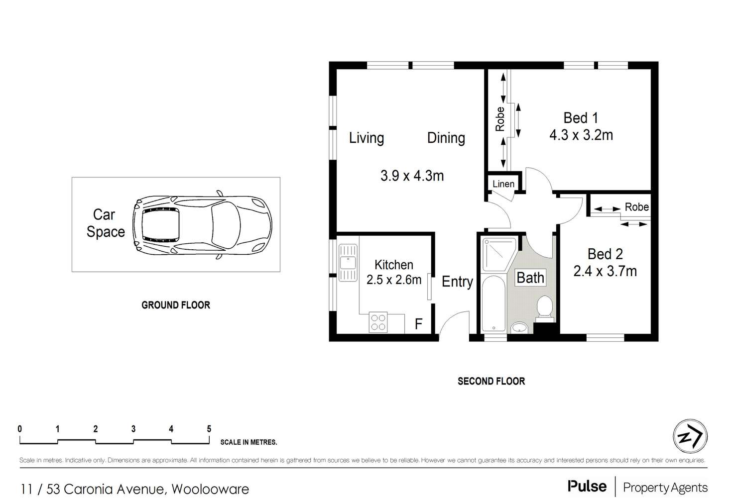 Floorplan of Homely apartment listing, 11/53 Caronia Avenue, Woolooware NSW 2230