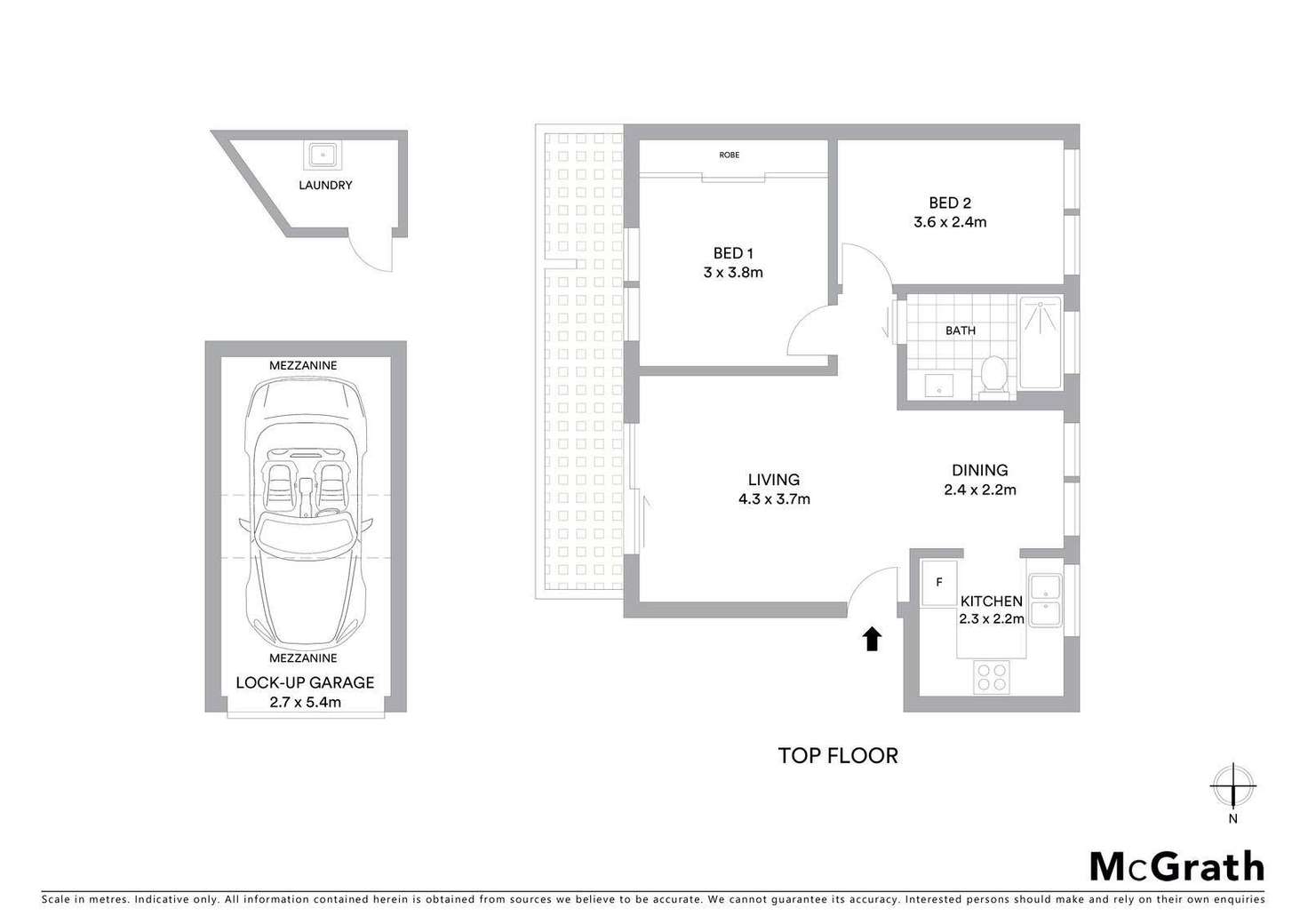 Floorplan of Homely unit listing, 13/15 Jenkins Street, Collaroy NSW 2097