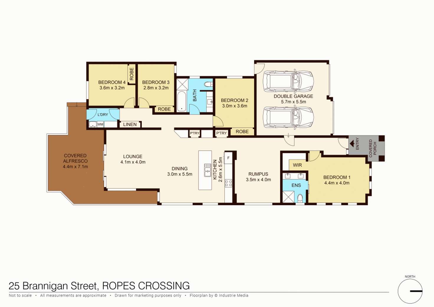 Floorplan of Homely house listing, 25 Brannigan Street, Ropes Crossing NSW 2760