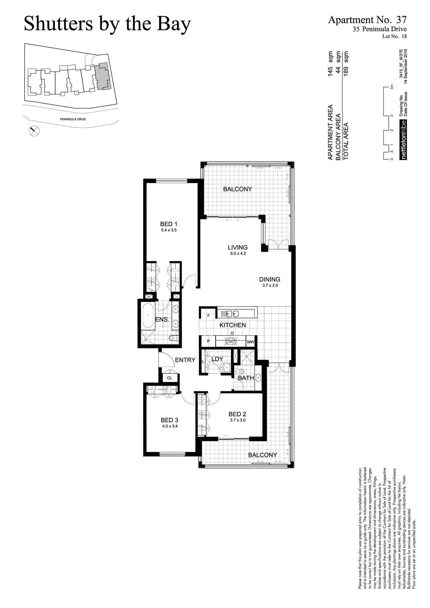 Floorplan of Homely apartment listing, 37/35 Peninsula Drive, Breakfast Point NSW 2137