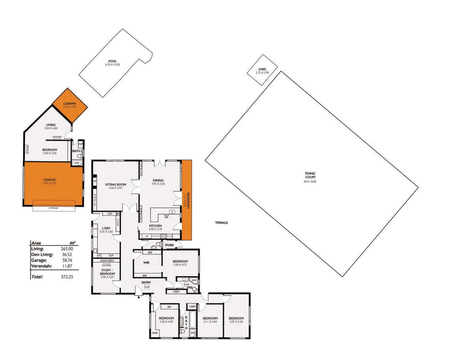 Floorplan of Homely house listing, 1 Whitington Avenue, Glen Osmond SA 5064