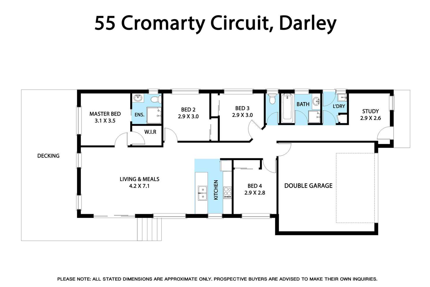 Floorplan of Homely house listing, 55 Cromarty Circuit, Bacchus Marsh VIC 3340