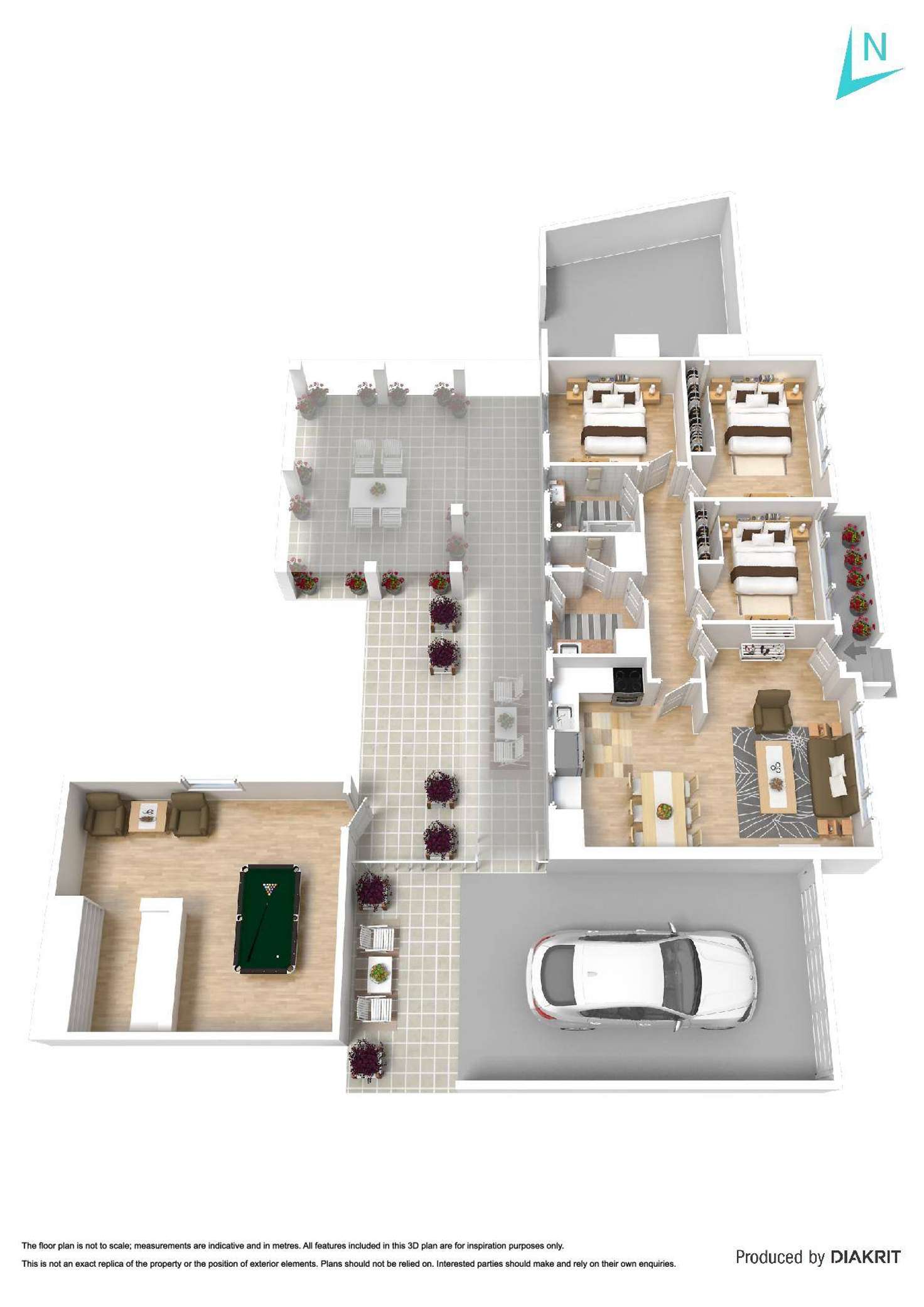 Floorplan of Homely house listing, 5 Helen Street, Christie Downs SA 5164