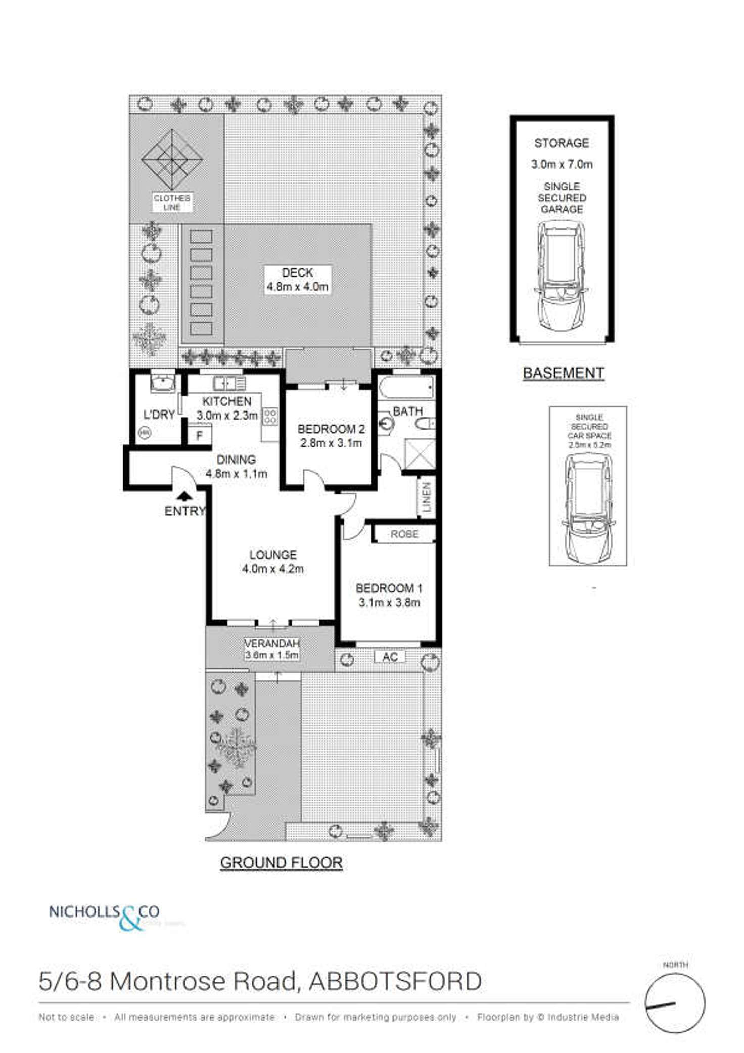 Floorplan of Homely apartment listing, 5/6-8 Montrose Road, Abbotsford NSW 2046