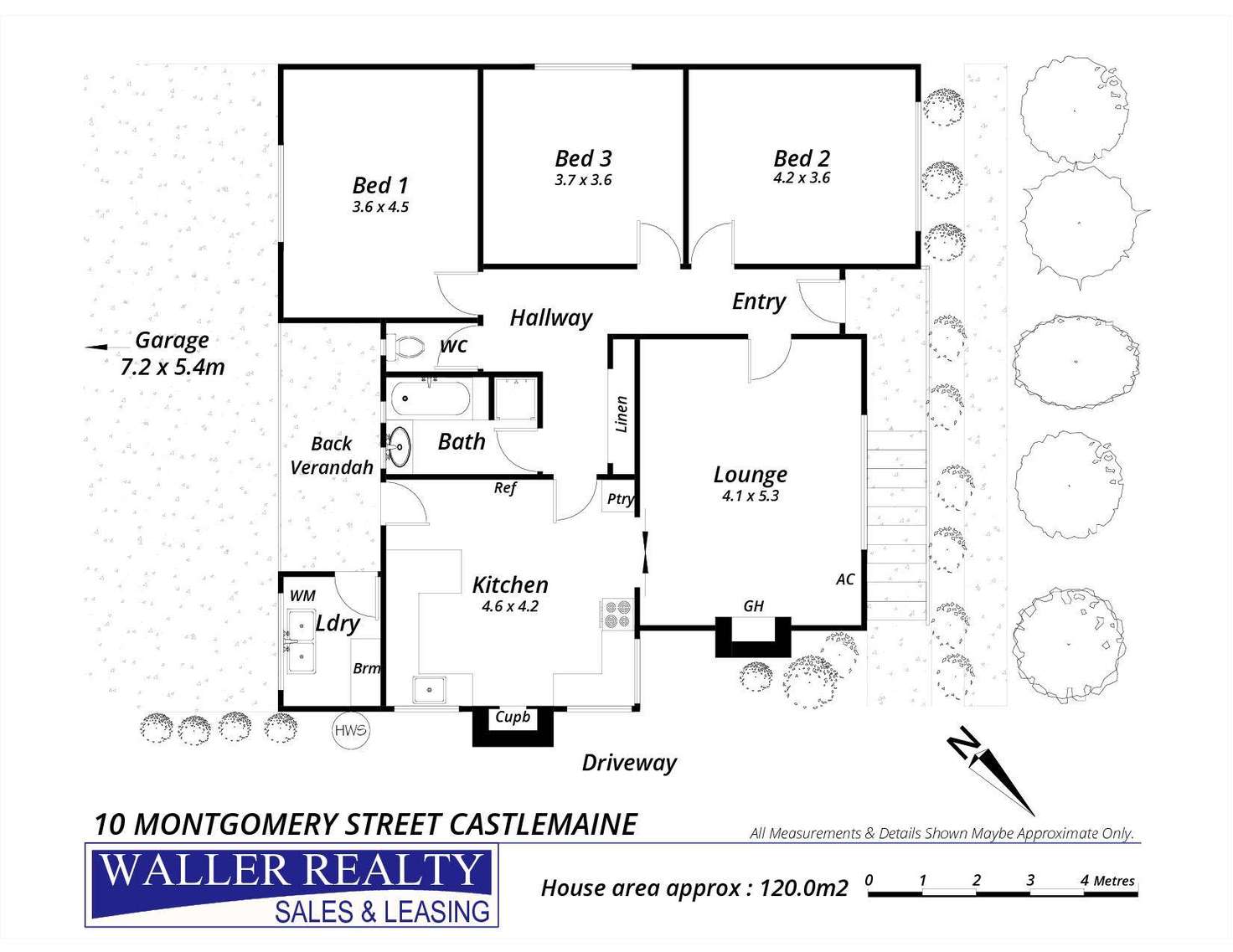 Floorplan of Homely house listing, 10 Montgomery Street, Castlemaine VIC 3450