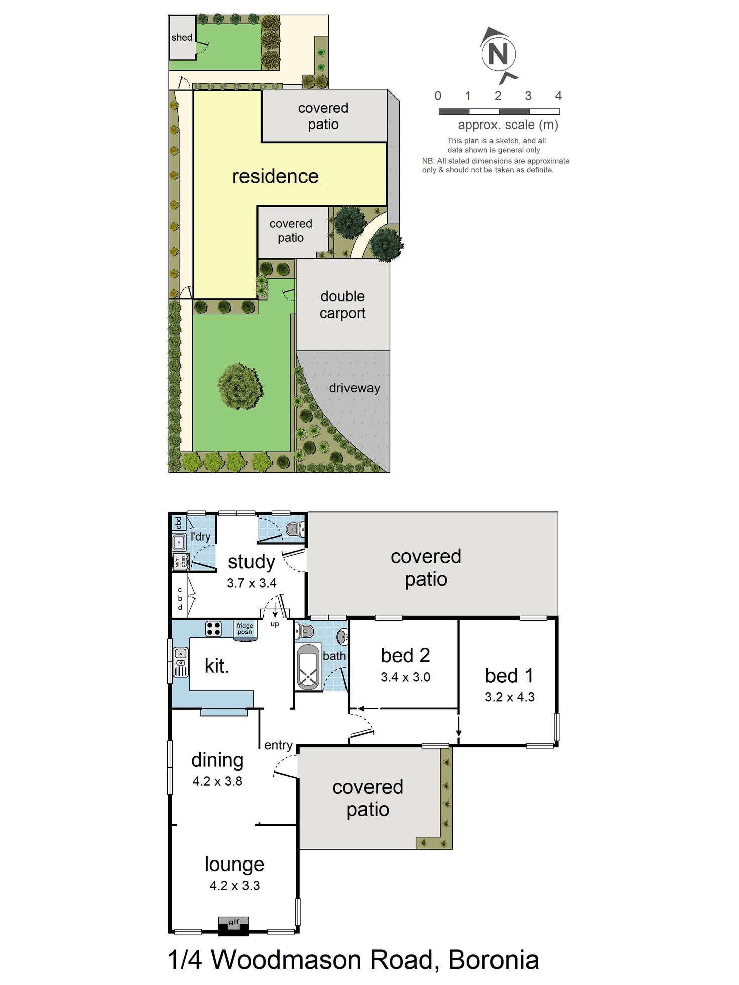 Floorplan of Homely house listing, 1/4 Woodmason Road, Boronia VIC 3155