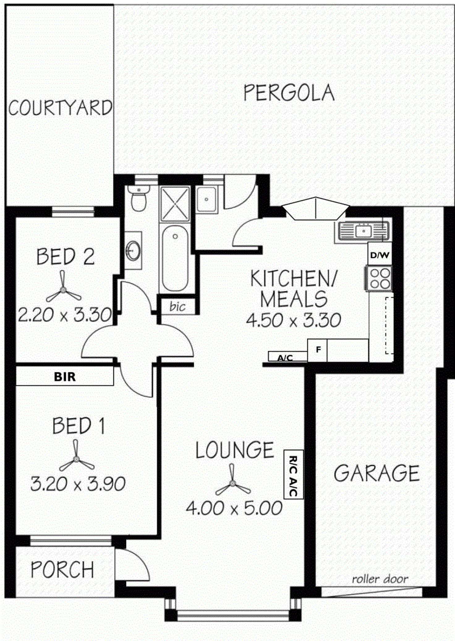 Floorplan of Homely unit listing, 9/15 Dawson Street, Fullarton SA 5063