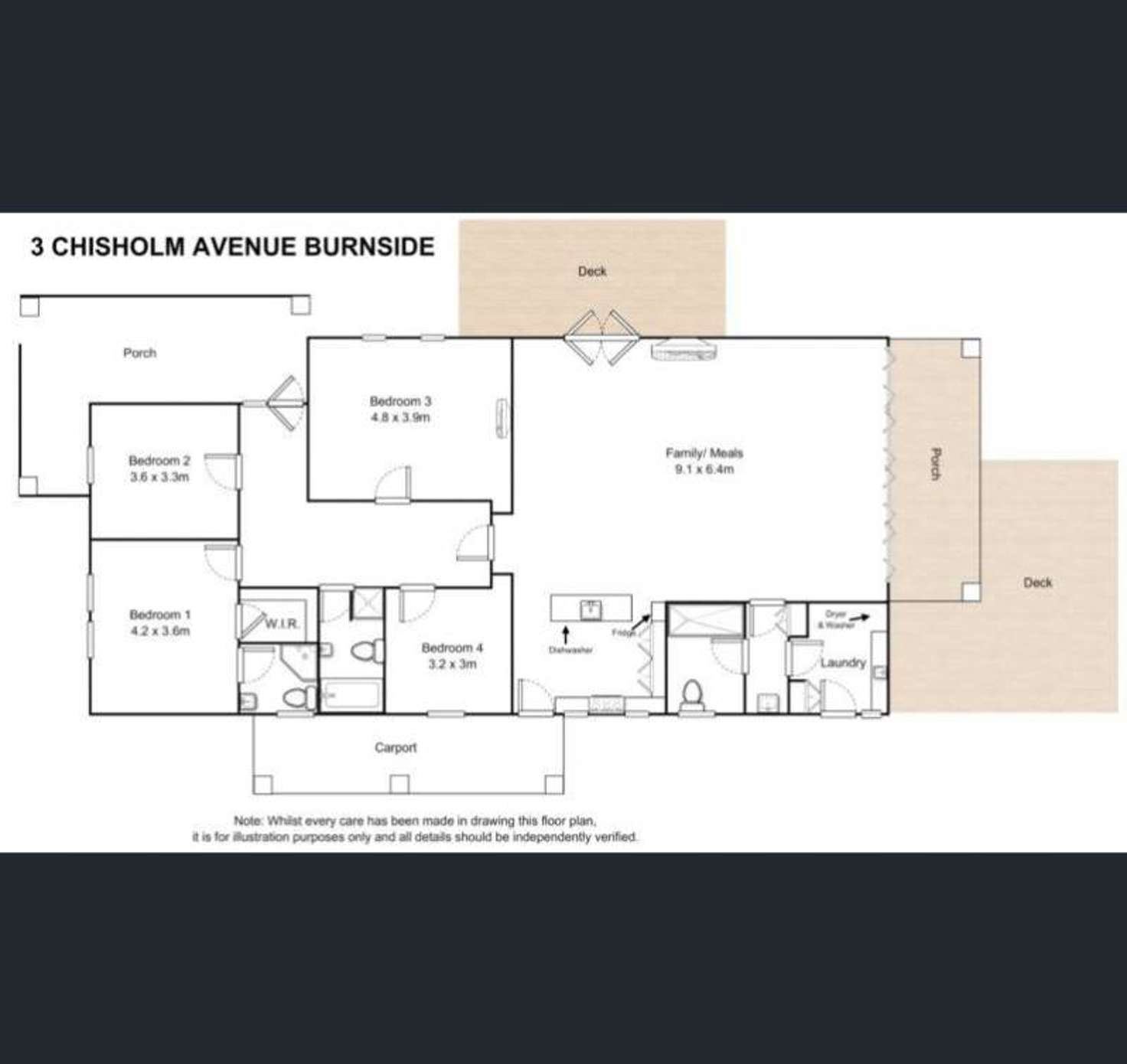 Floorplan of Homely house listing, 3 Chisholm Avenue, Burnside SA 5066