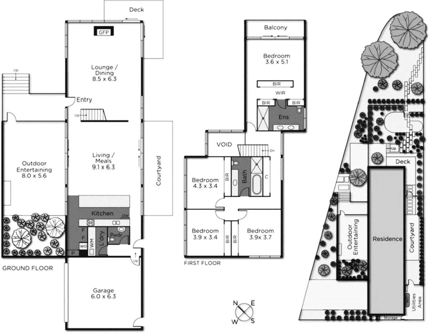 Floorplan of Homely house listing, 9 Park Avenue, Kew VIC 3101