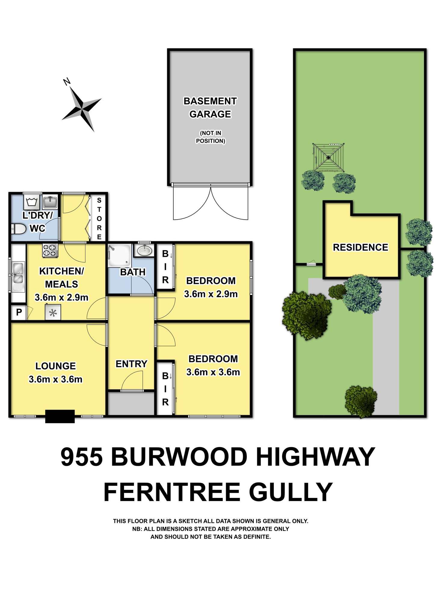 Floorplan of Homely house listing, 955 Burwood Highway, Ferntree Gully VIC 3156