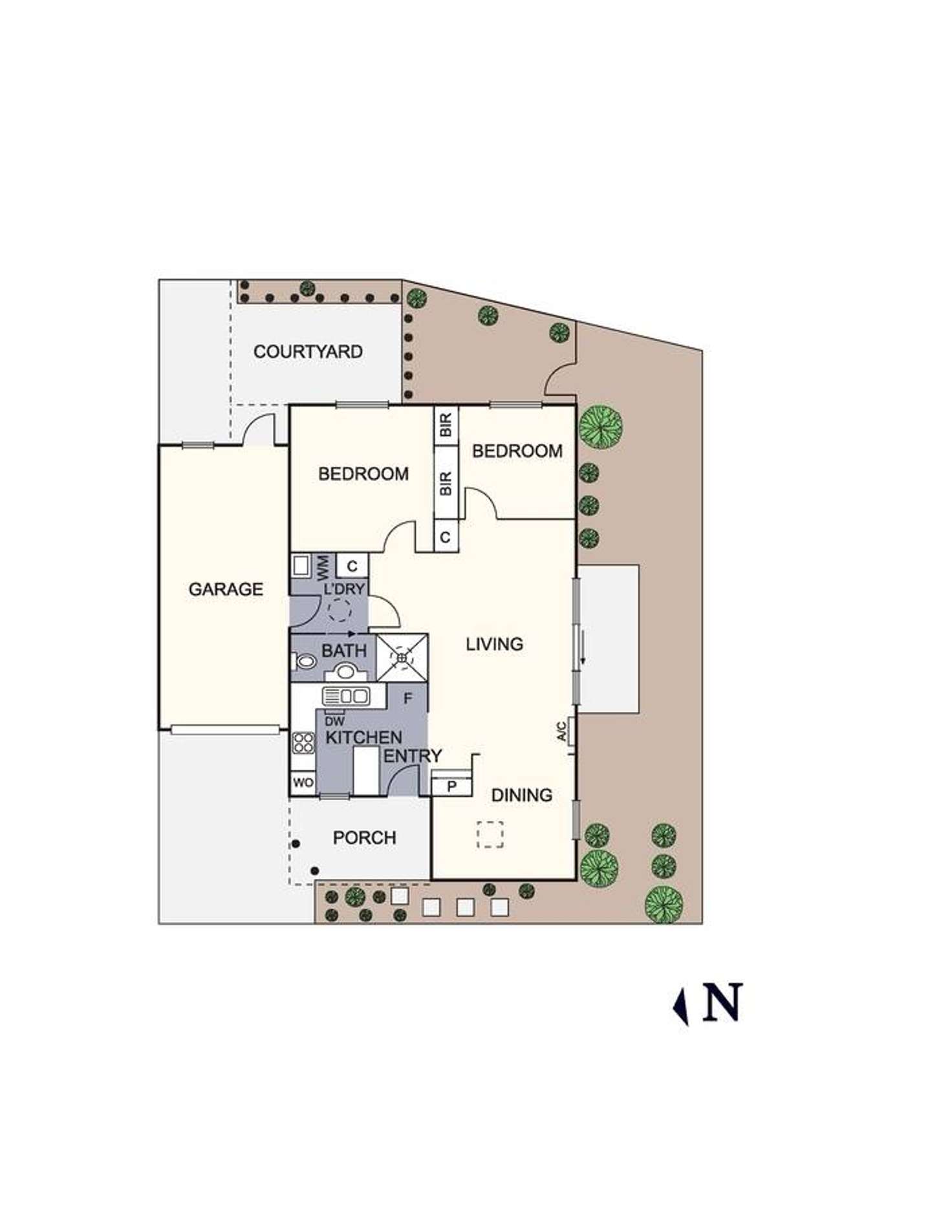 Floorplan of Homely unit listing, 2/1 Oldstead Road, Greensborough VIC 3088