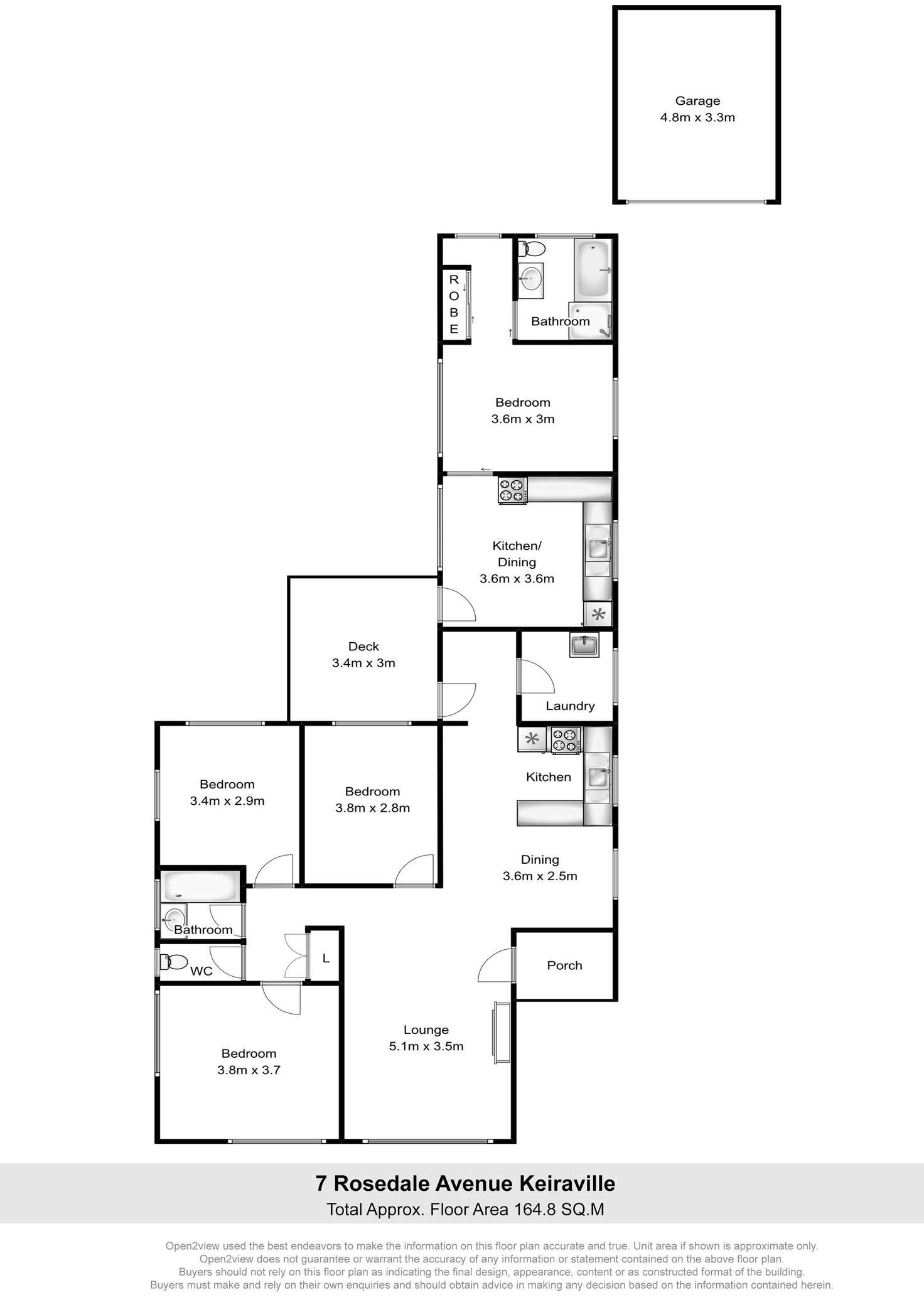 Floorplan of Homely house listing, 7 Rosedale Avenue, Keiraville NSW 2500