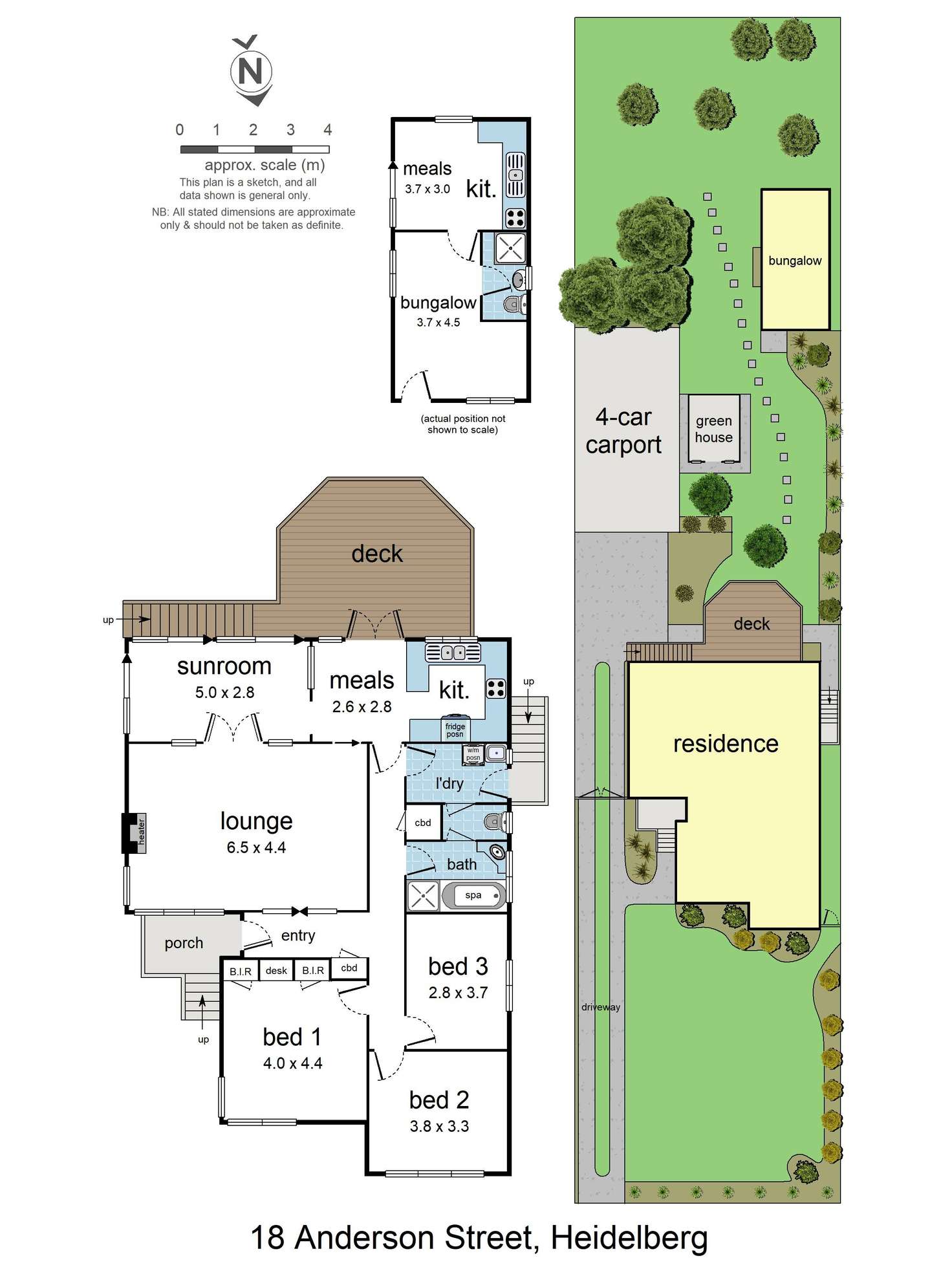 Floorplan of Homely house listing, 18 Anderson Street, Heidelberg VIC 3084