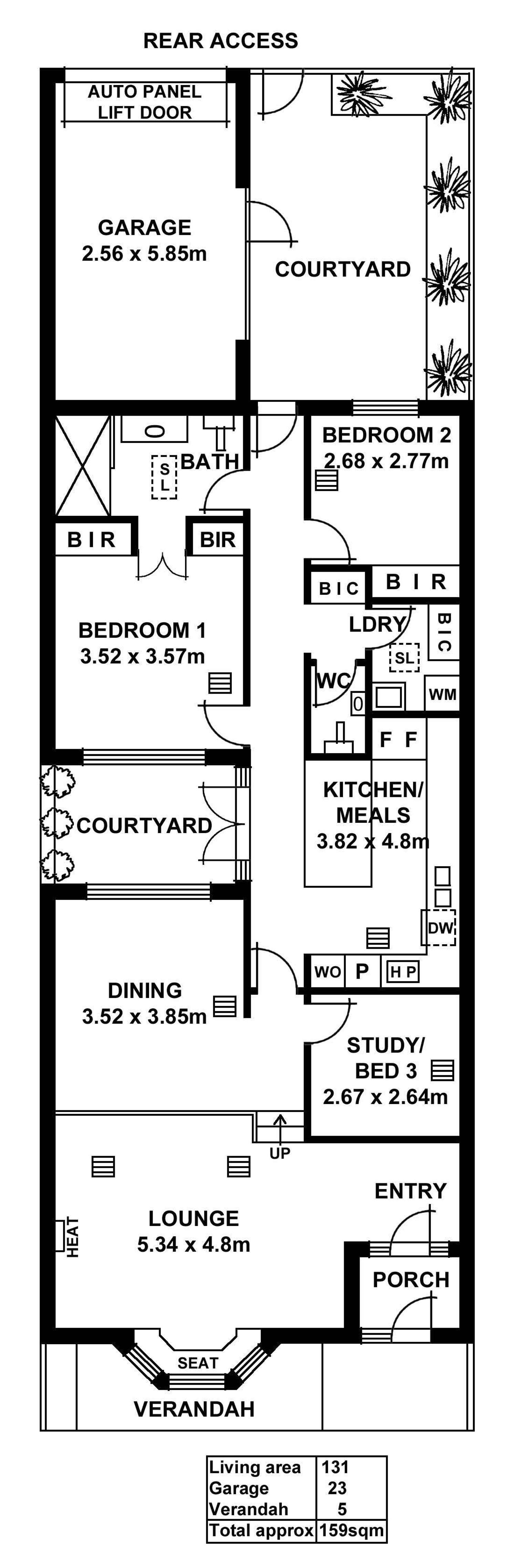 Floorplan of Homely house listing, 181 East Terrace, Adelaide SA 5000