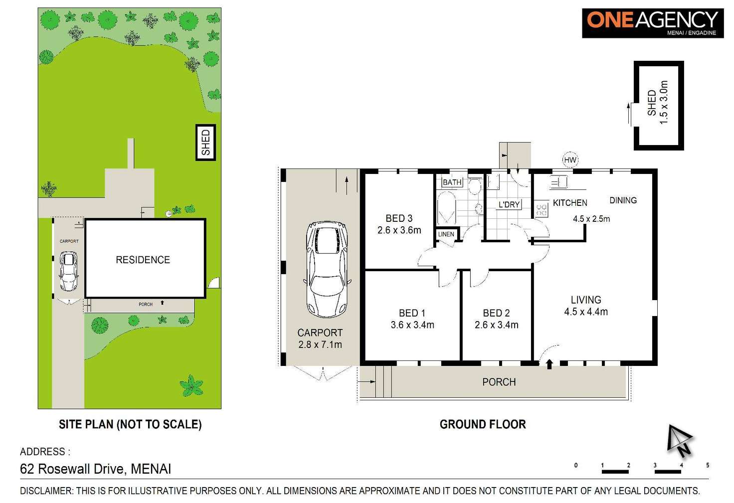 Floorplan of Homely house listing, 62 Rosewall Drive, Menai NSW 2234