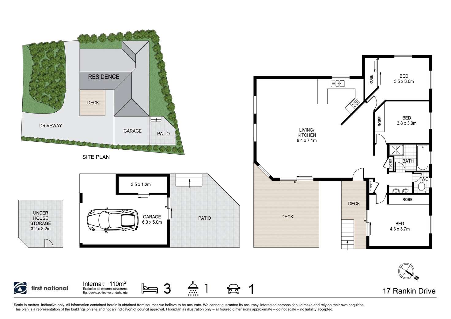 Floorplan of Homely house listing, 17 Rankin Drive, Bangalow NSW 2479