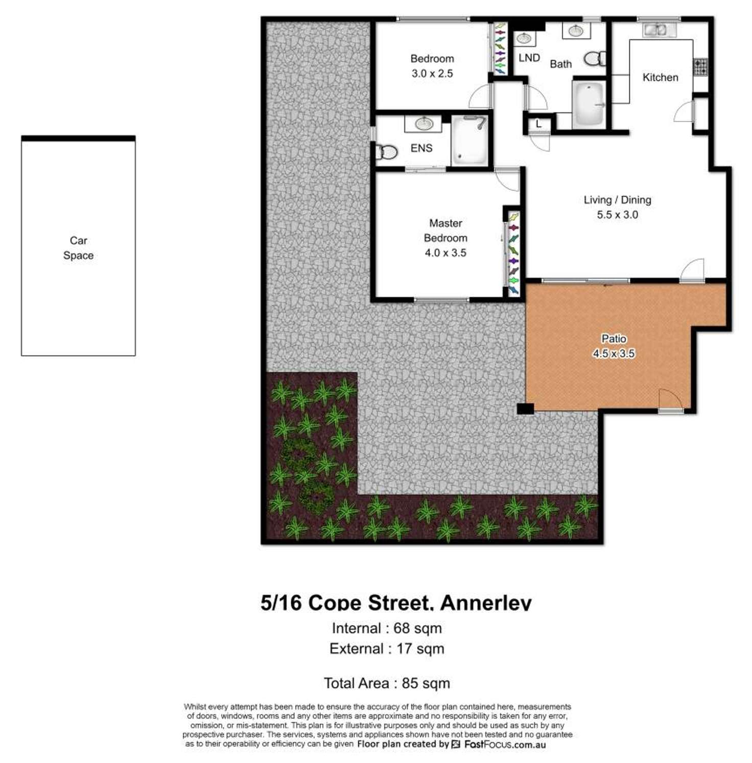 Floorplan of Homely apartment listing, 5/16 Cope Street, Annerley QLD 4103