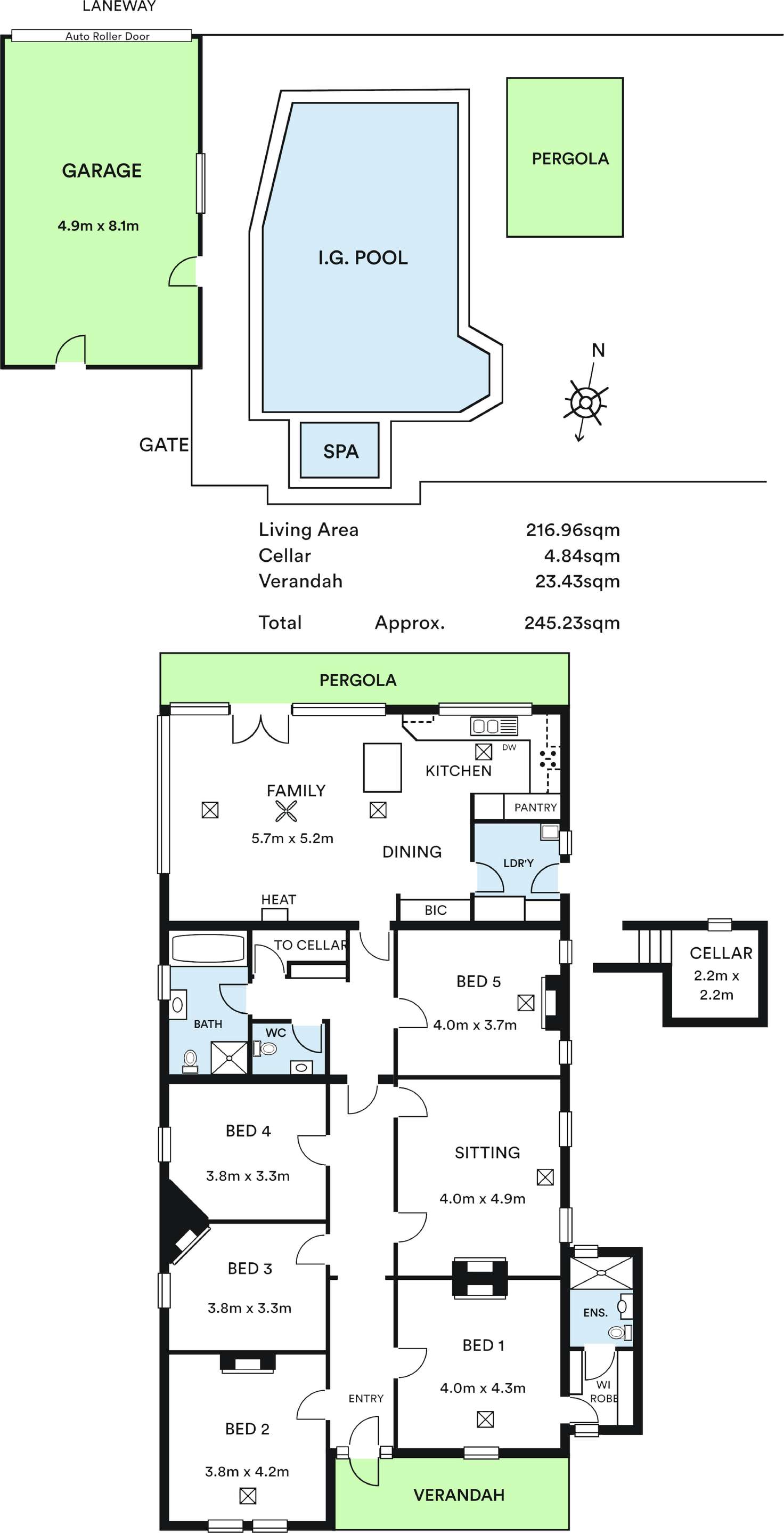 Floorplan of Homely house listing, 76 Watson Avenue, Rose Park SA 5067