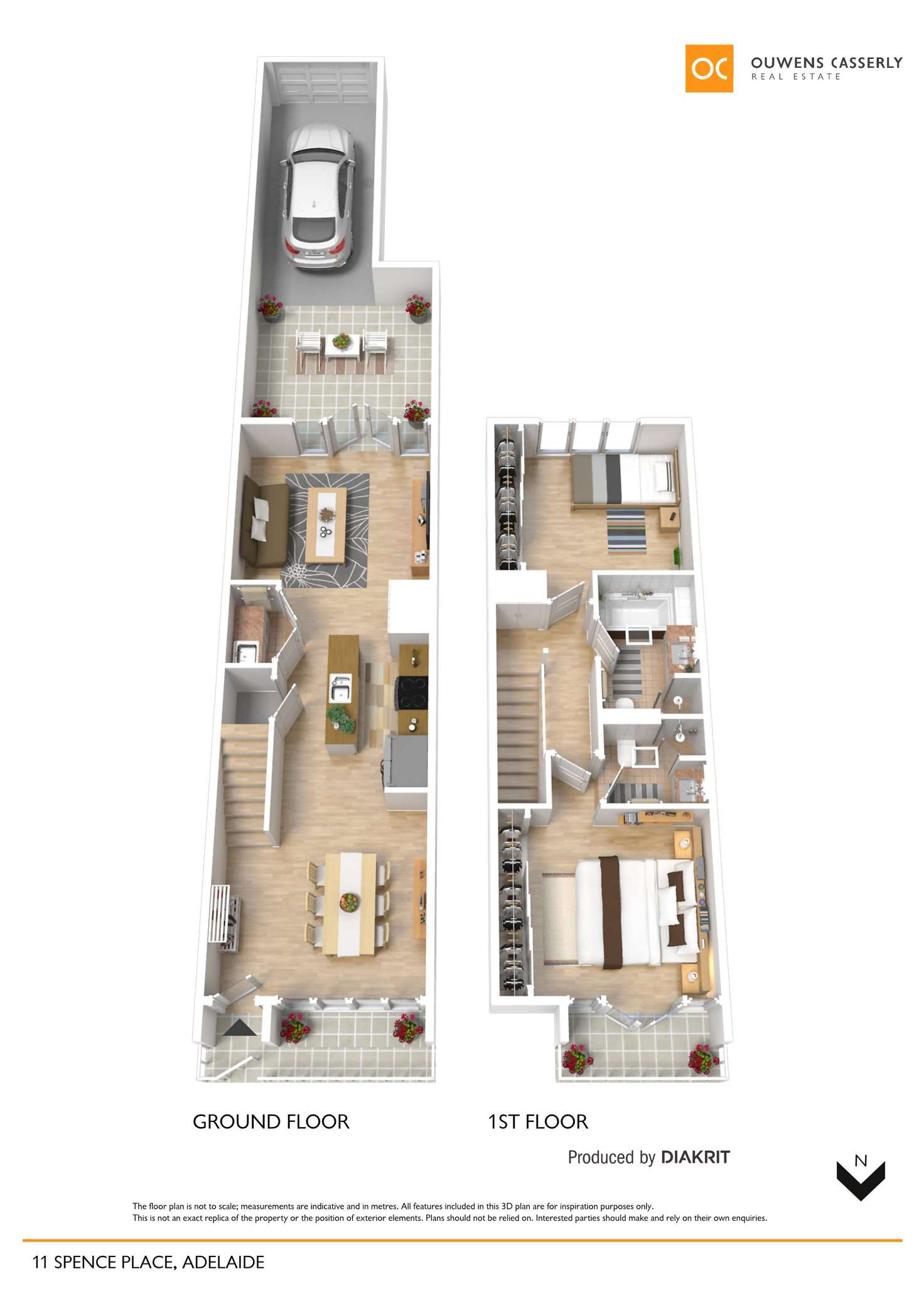 Floorplan of Homely house listing, 11 Spence Place, Adelaide SA 5000