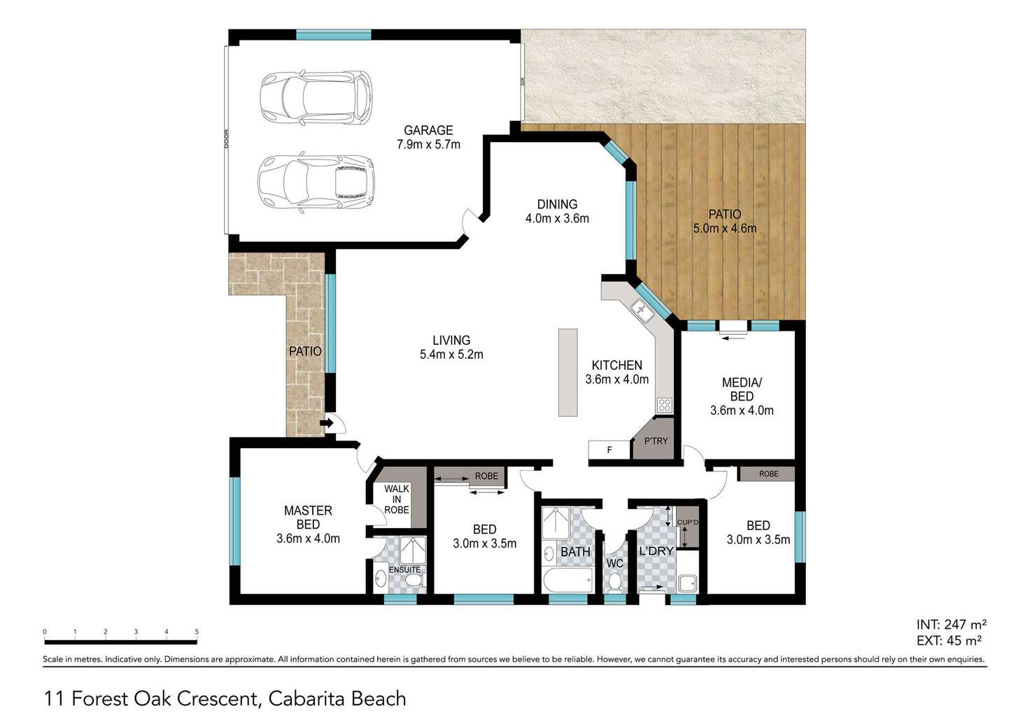 Floorplan of Homely house listing, 11 Forest Oak Crescent, Bogangar NSW 2488