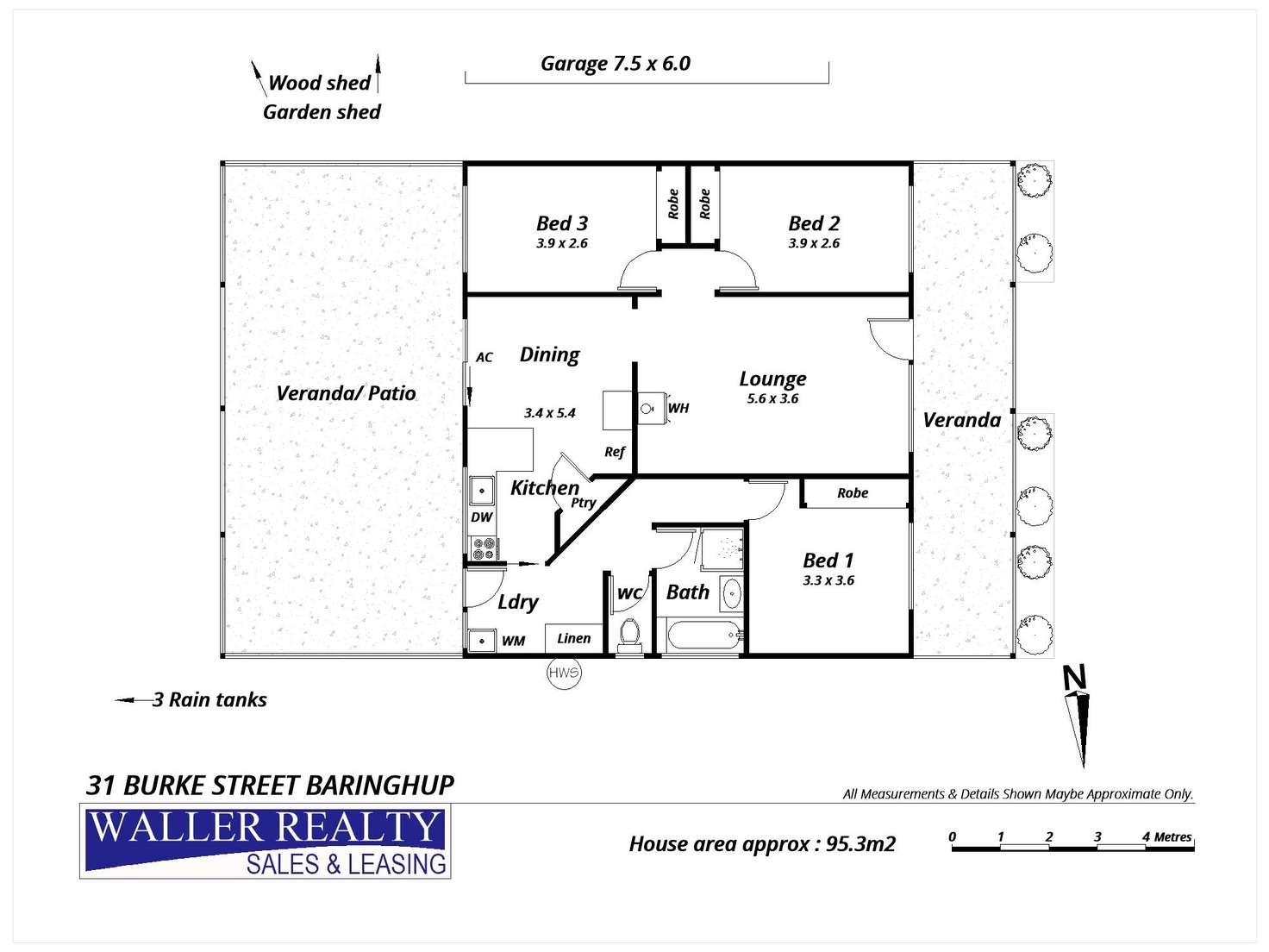 Floorplan of Homely house listing, 31 Burke Street, Baringhup VIC 3463