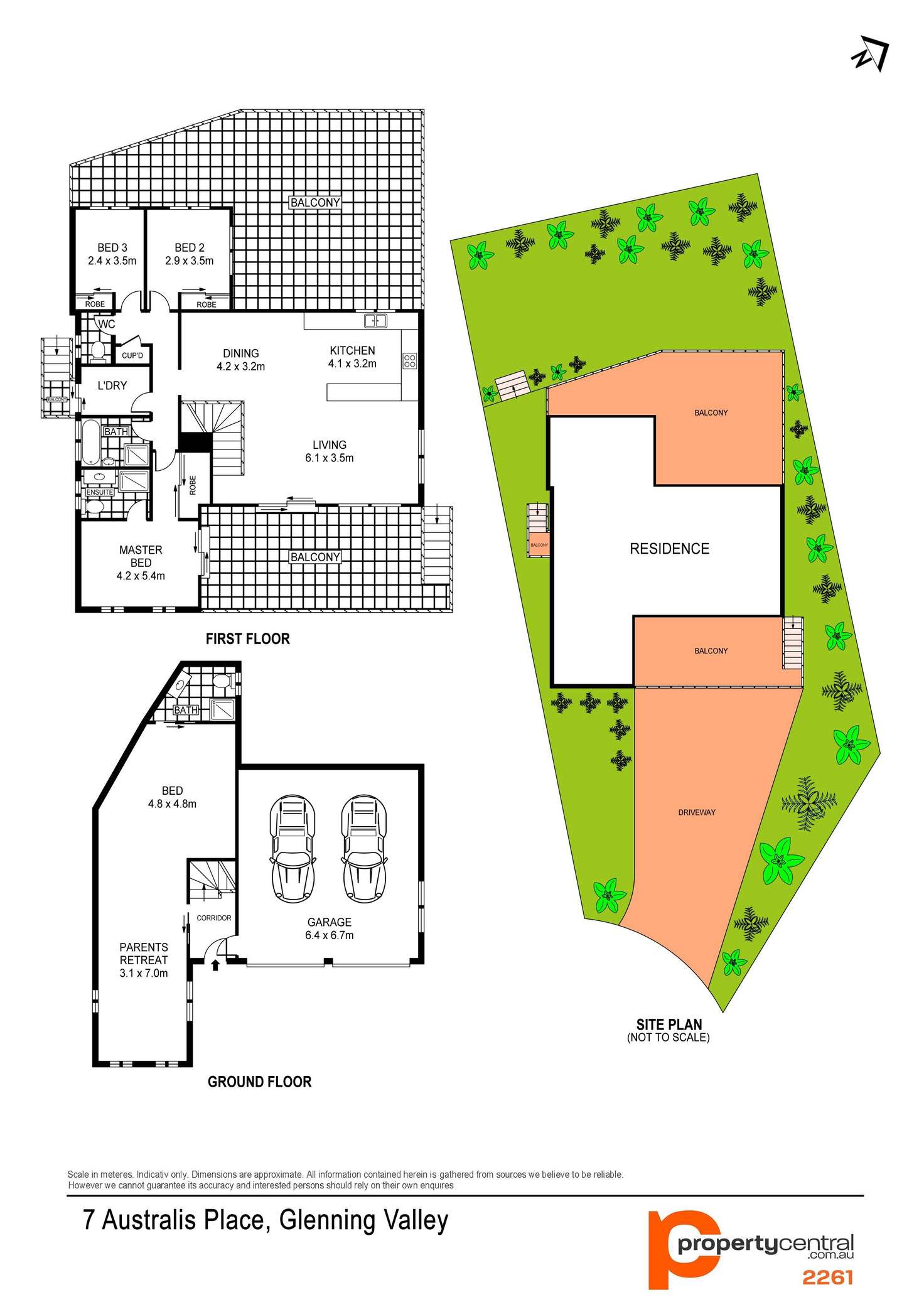 Floorplan of Homely house listing, 7 Australis Place, Glenning Valley NSW 2261