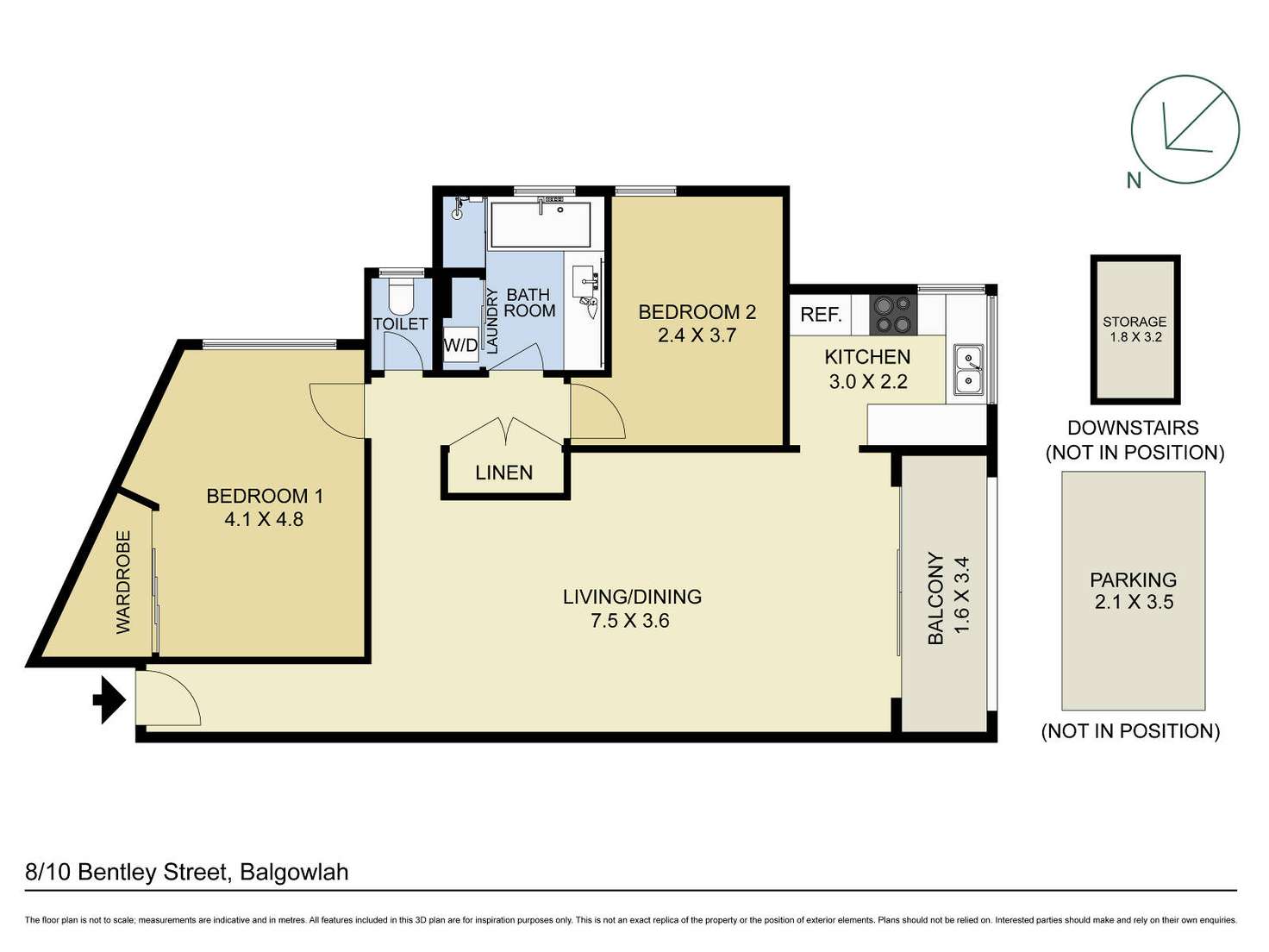 Floorplan of Homely apartment listing, 8/10 Bentley Street, Balgowlah NSW 2093