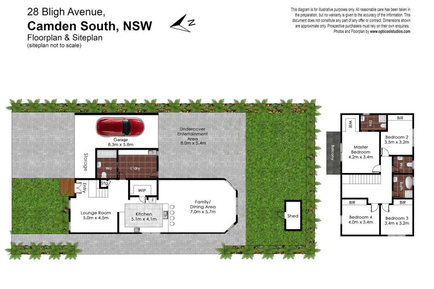 Floorplan of Homely house listing, 28 Bligh Avenue, Camden South NSW 2570