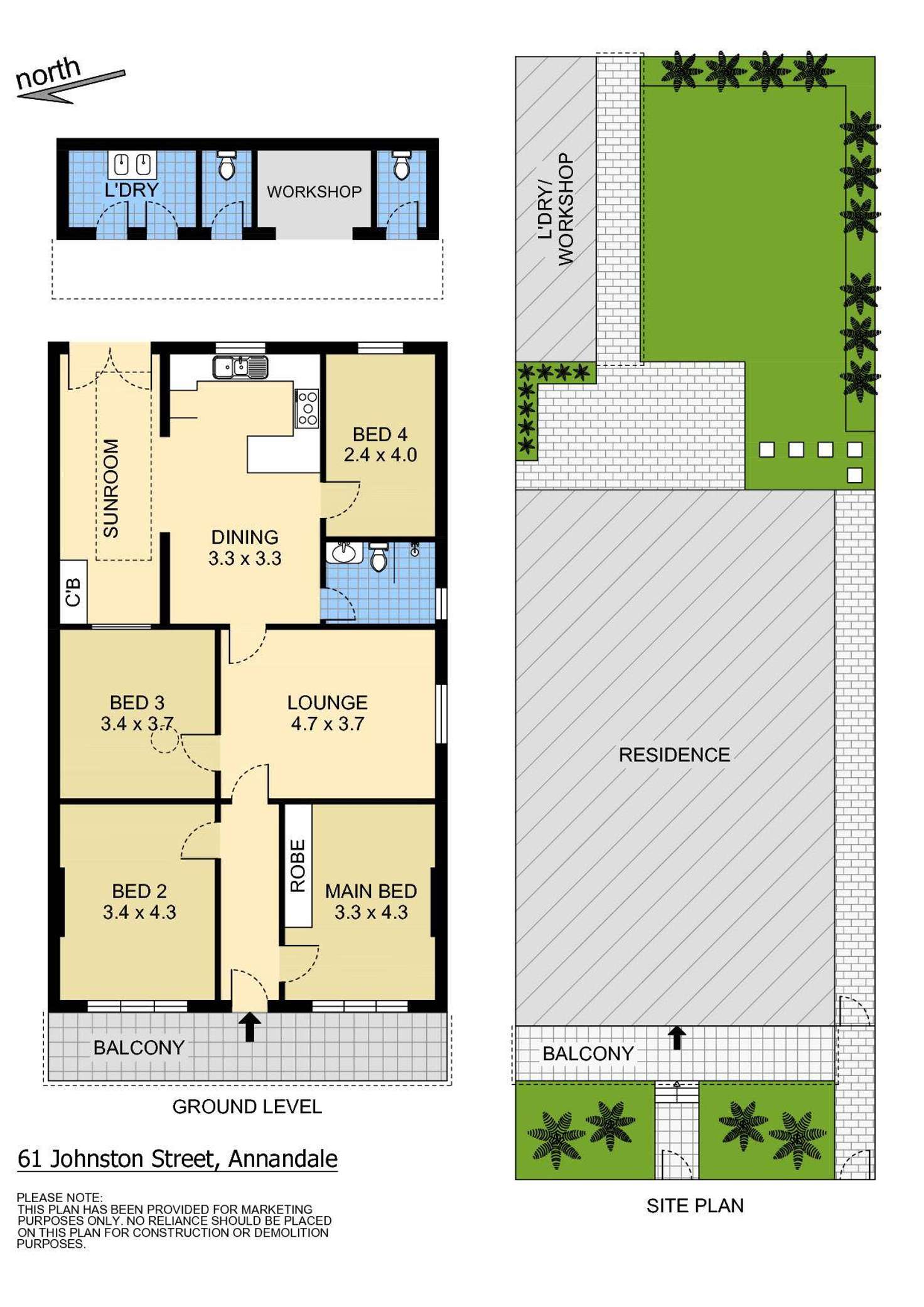 Floorplan of Homely house listing, 61 Johnston Street, Annandale NSW 2038