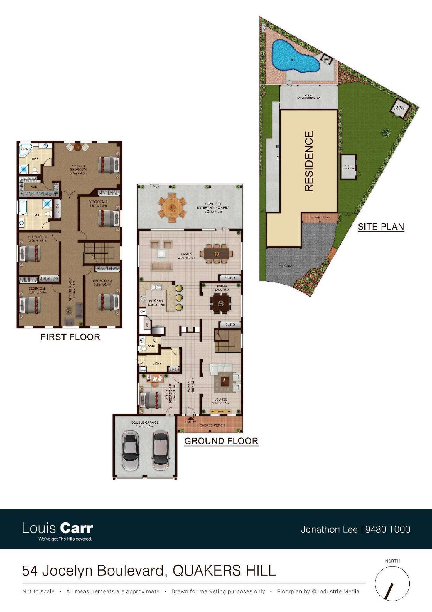 Floorplan of Homely house listing, 54 Jocelyn Boulevard, Quakers Hill NSW 2763