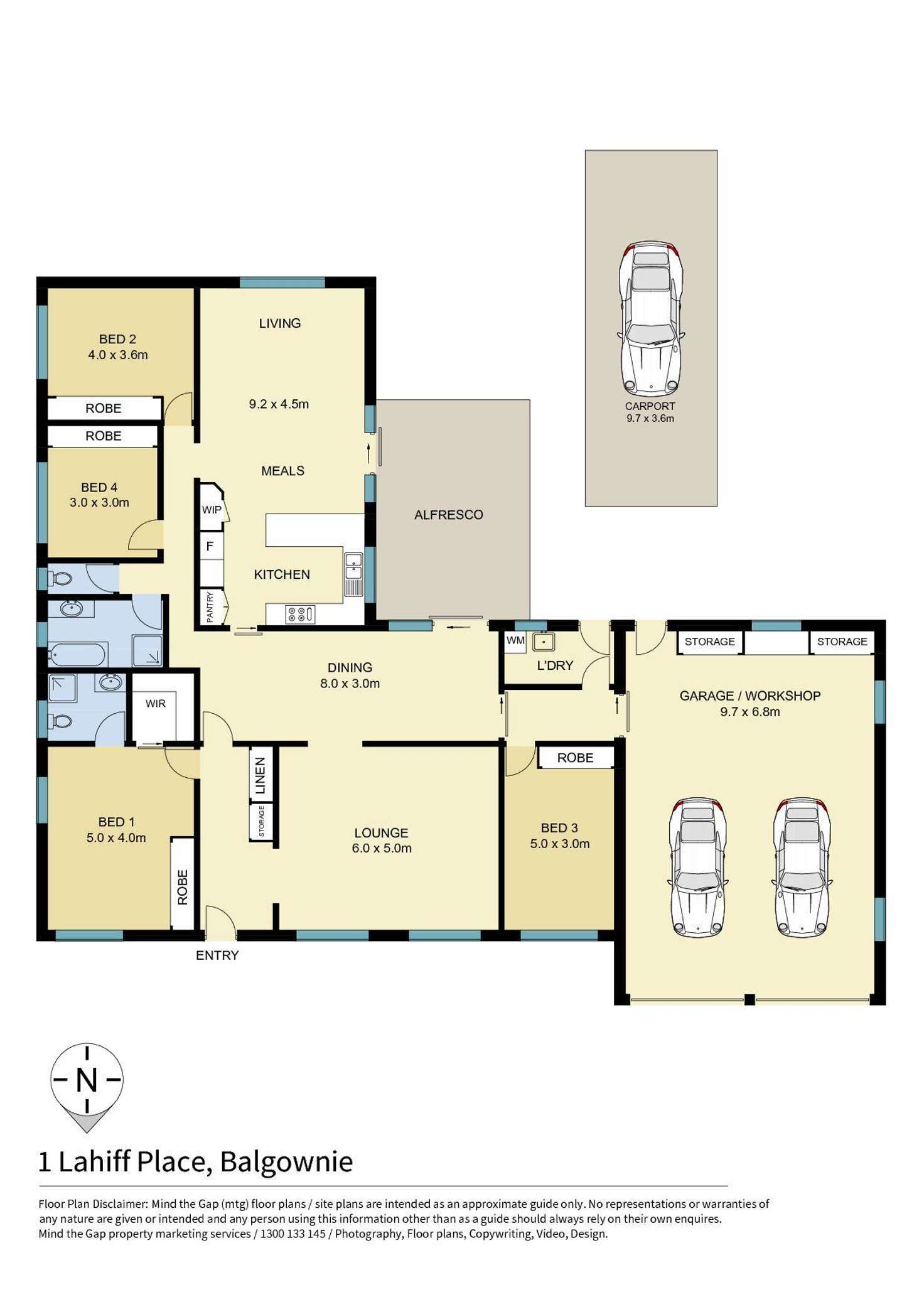 Floorplan of Homely house listing, 1 Lahiff Place, Balgownie NSW 2519