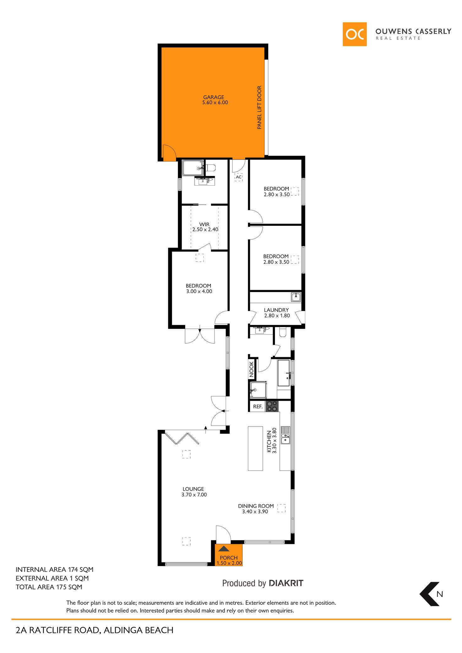 Floorplan of Homely house listing, 2A Ratcliffe Road, Aldinga Beach SA 5173