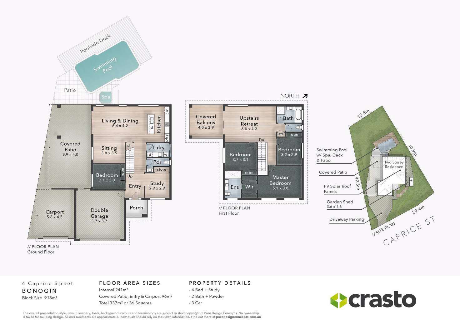 Floorplan of Homely house listing, 4 Caprice Street, Bonogin QLD 4213